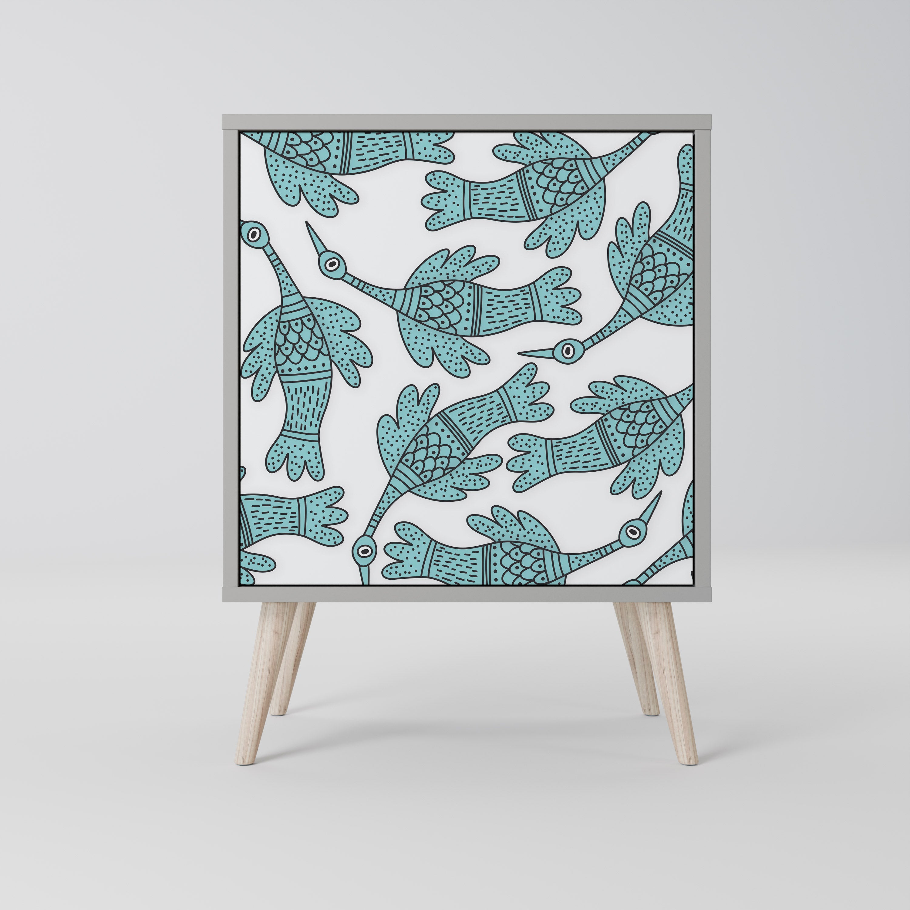 WATERSPOUT SONGIBIRD Komoda 1-drzwiowa korpus Szary