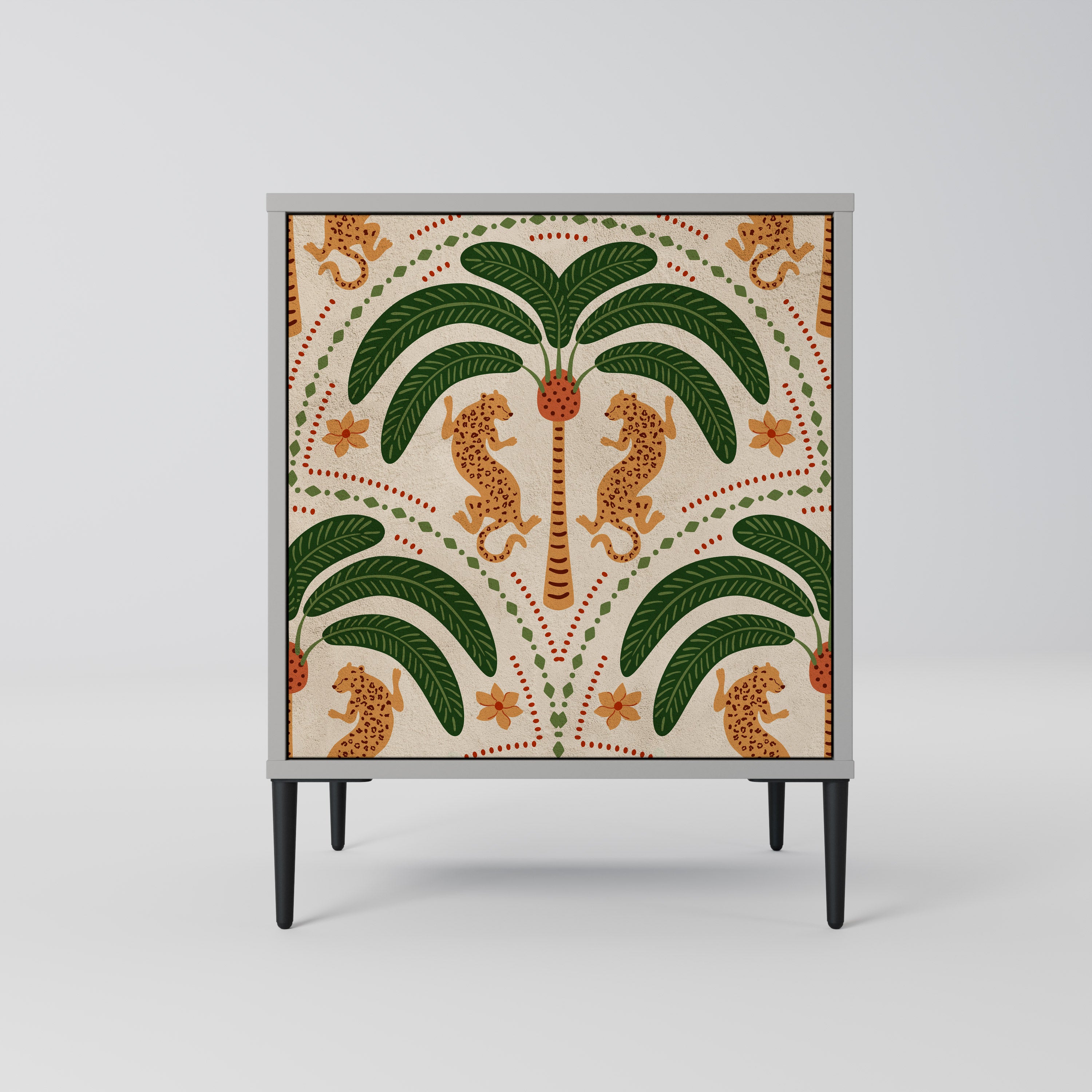 DANCING PREDATORS Komoda 1-drzwiowa korpus Szary