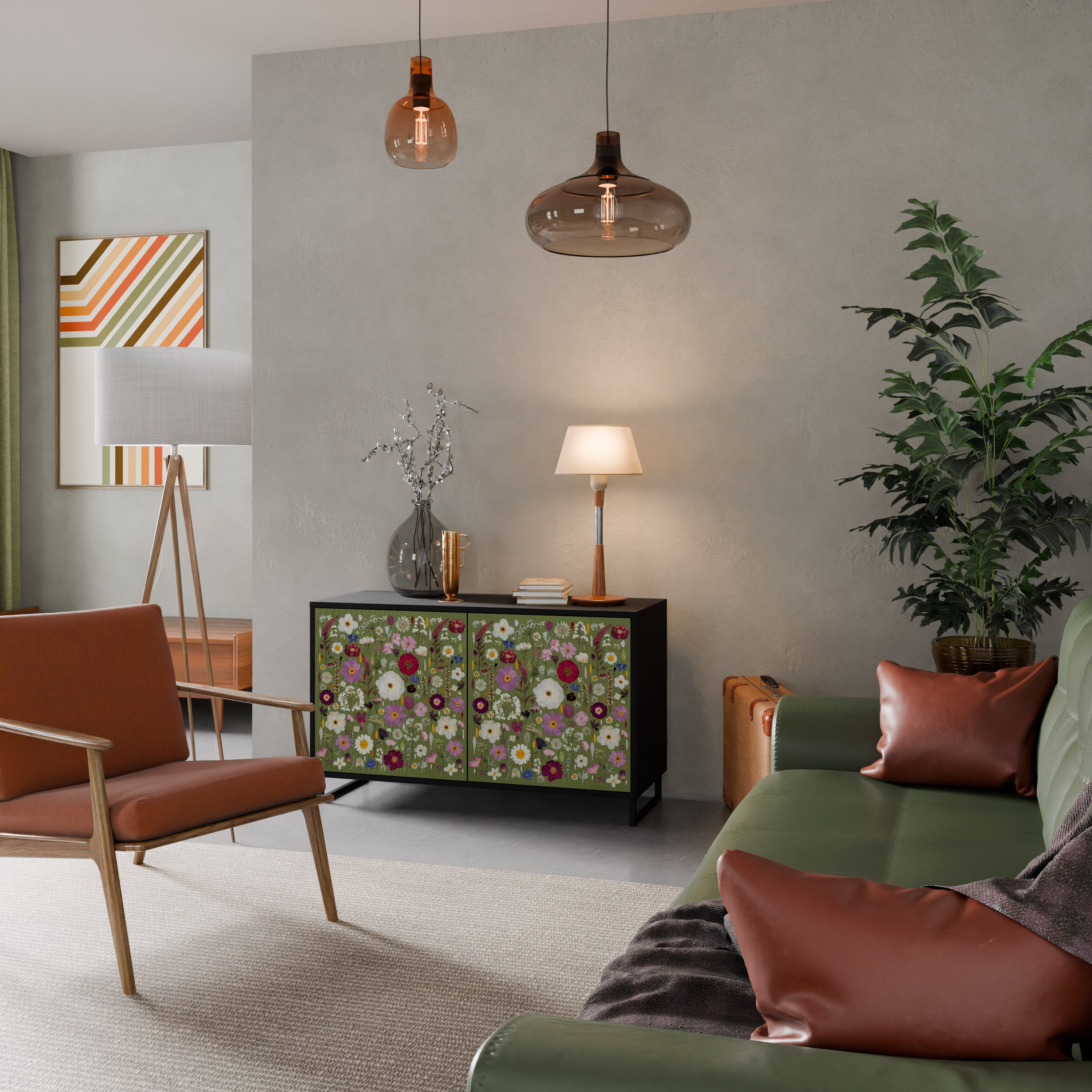 WILD GARDEN Komoda 2-drzwiowa korpus Czarny