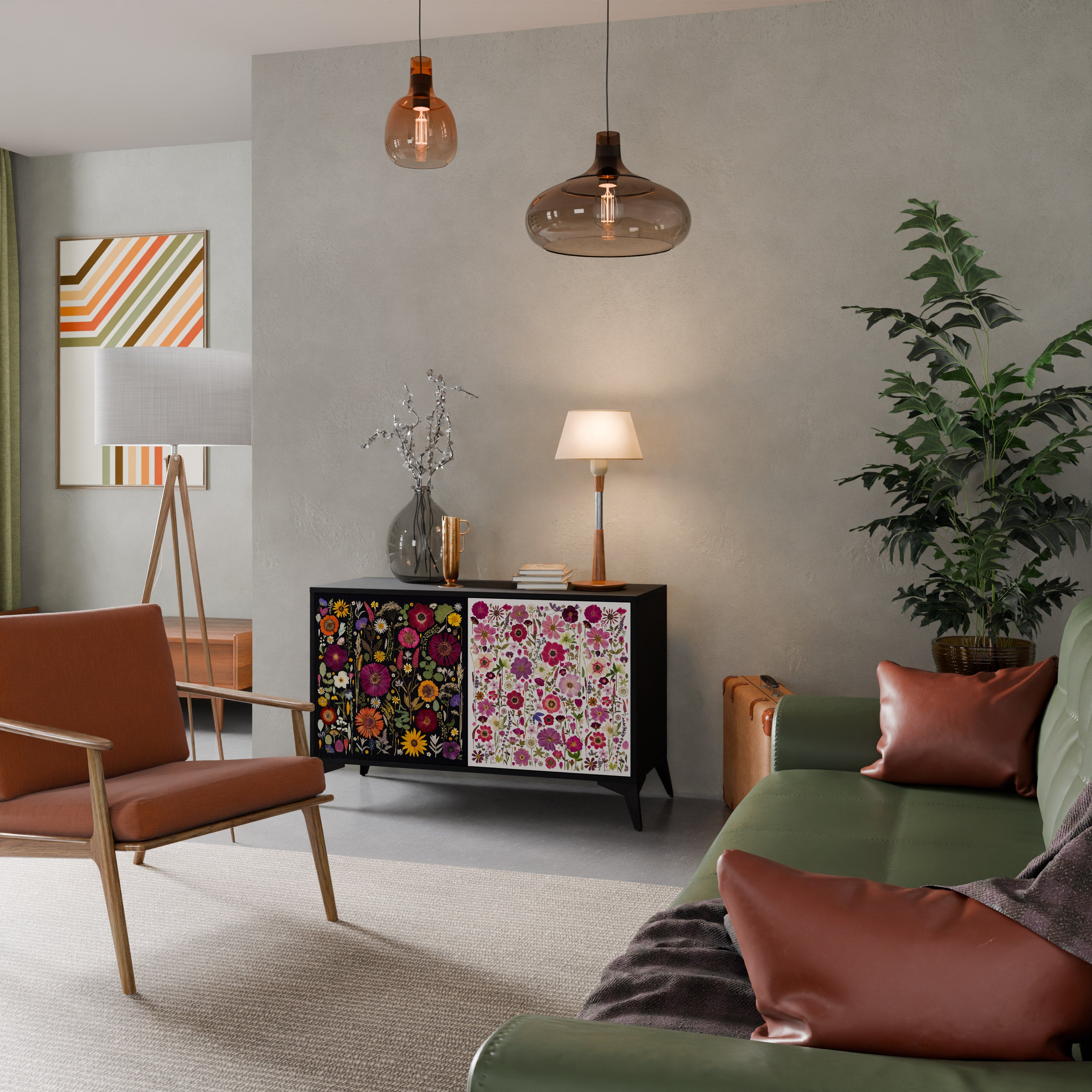 DAYNITE GARDEN Komoda 2-drzwiowa korpus Czarny