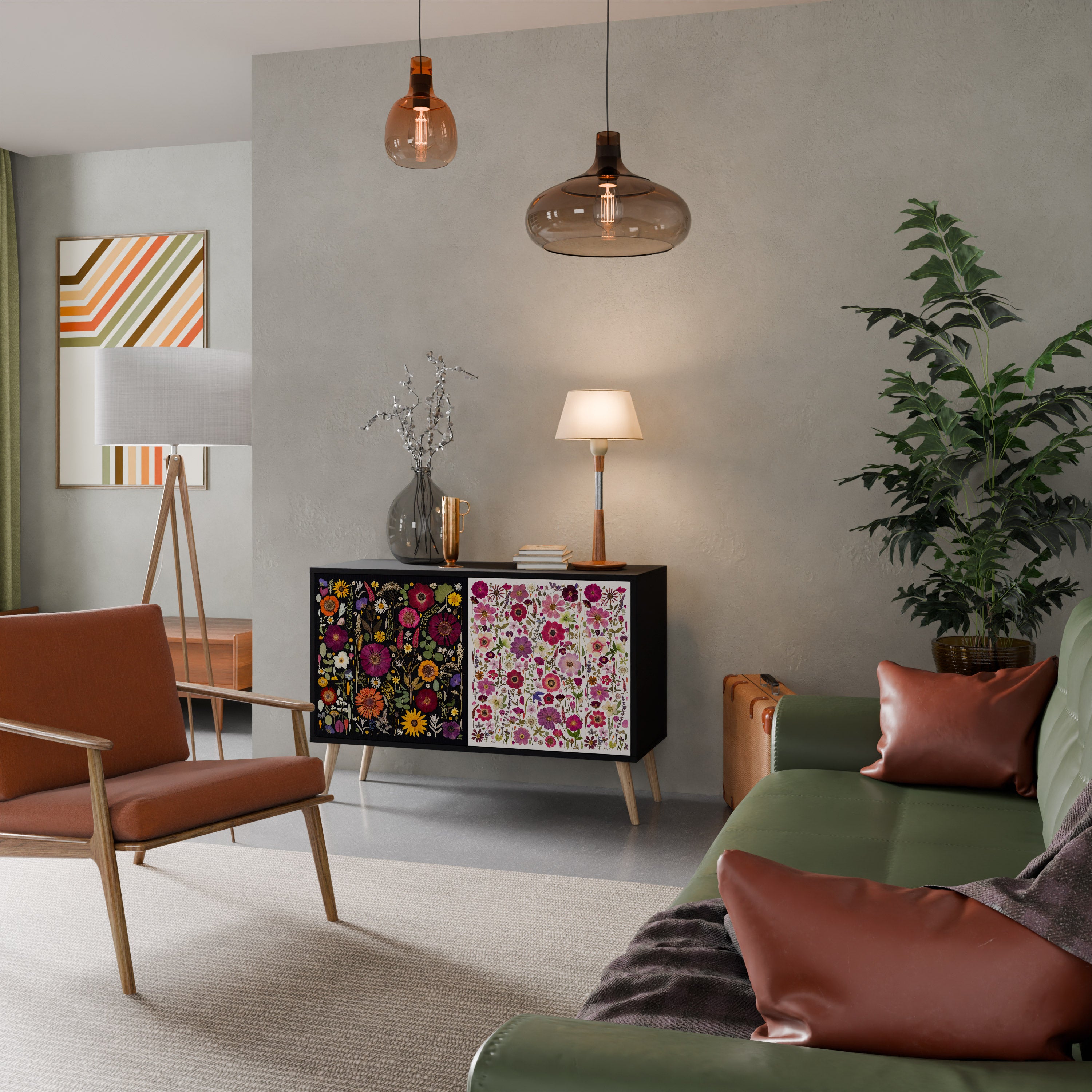 DAYNITE GARDEN Komoda 2-drzwiowa korpus Czarny