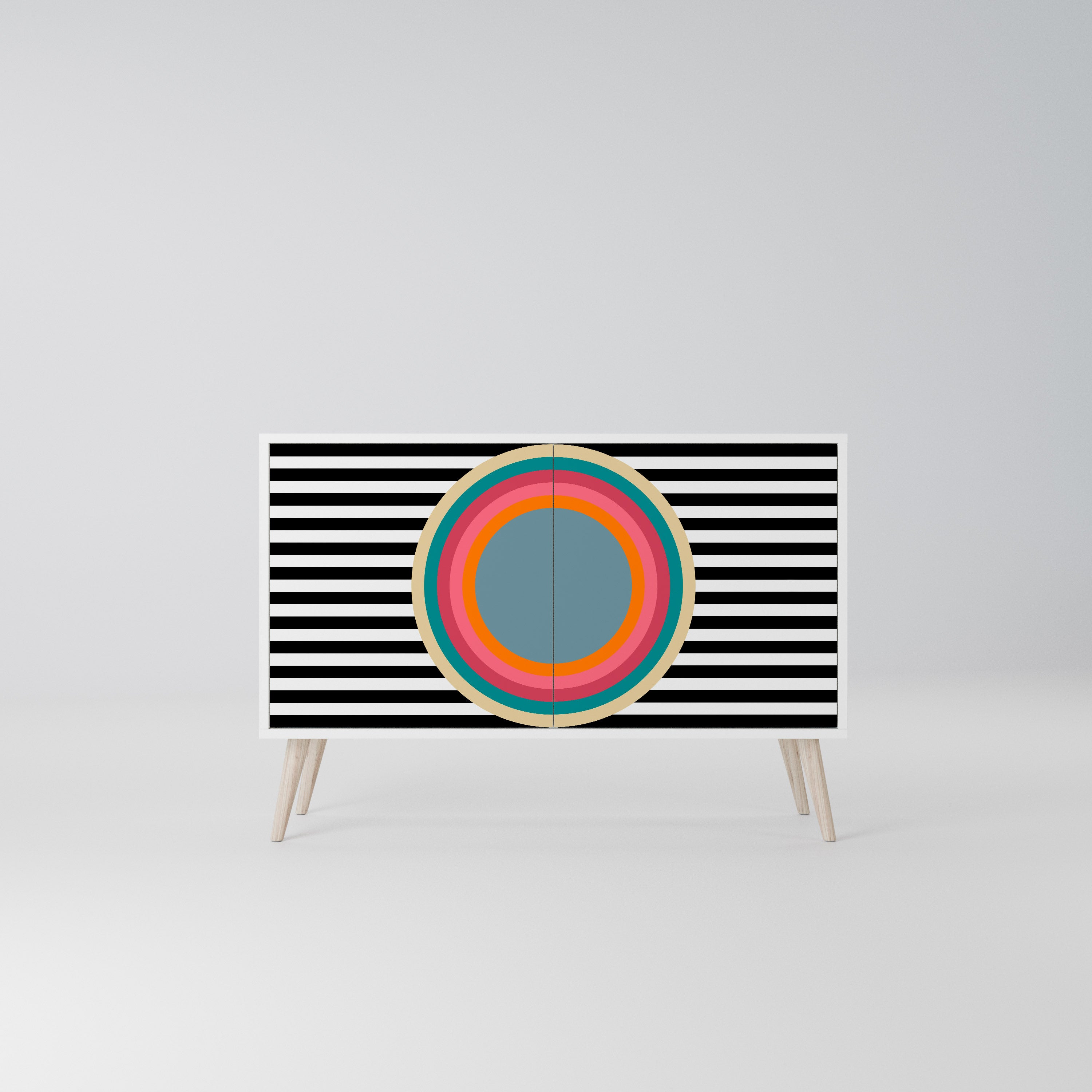 SPECTRA SHOWCASE Komoda 2-drzwiowa korpus Biały
