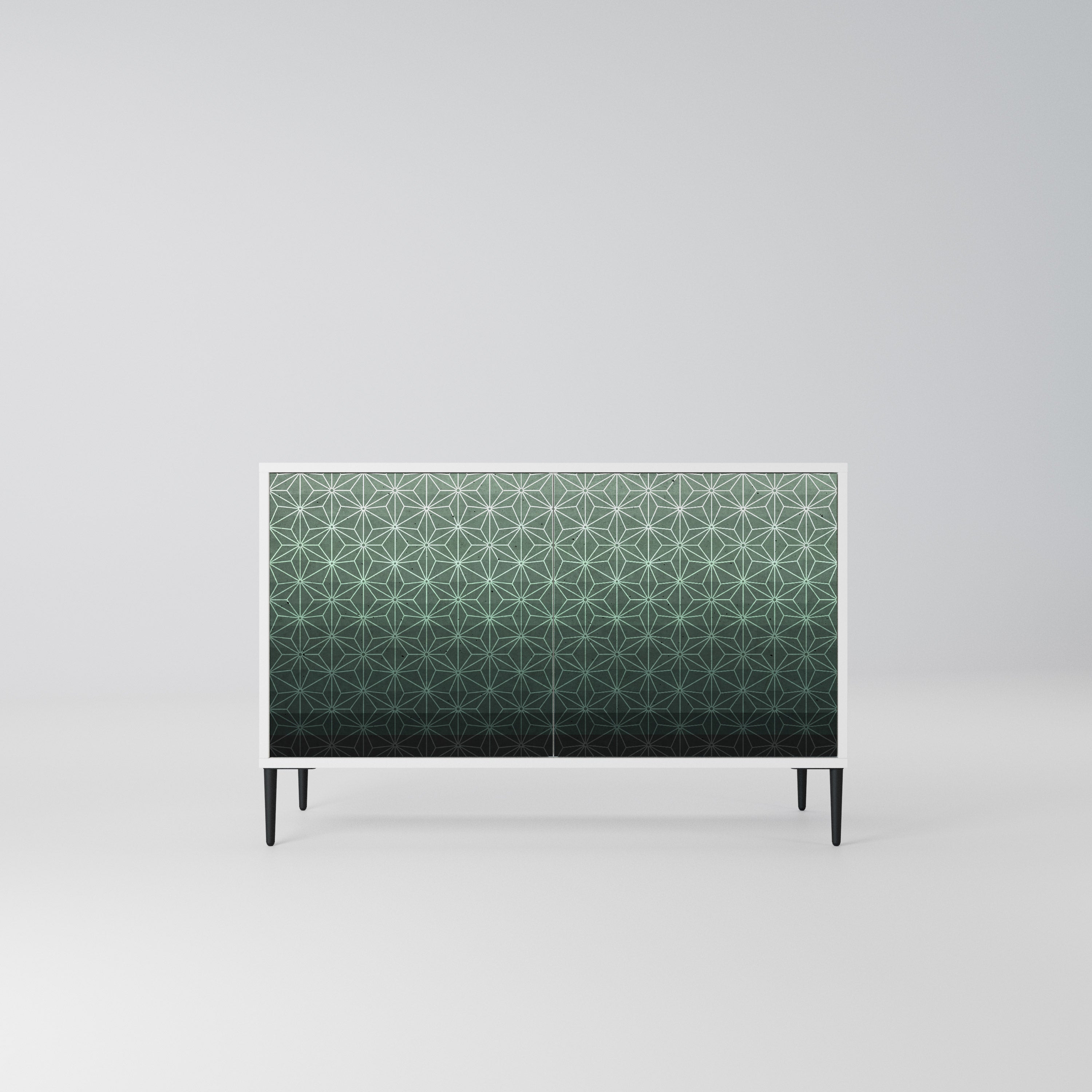 ORNAMENTAL GLIMMER Komoda 2-drzwiowa korpus Biały