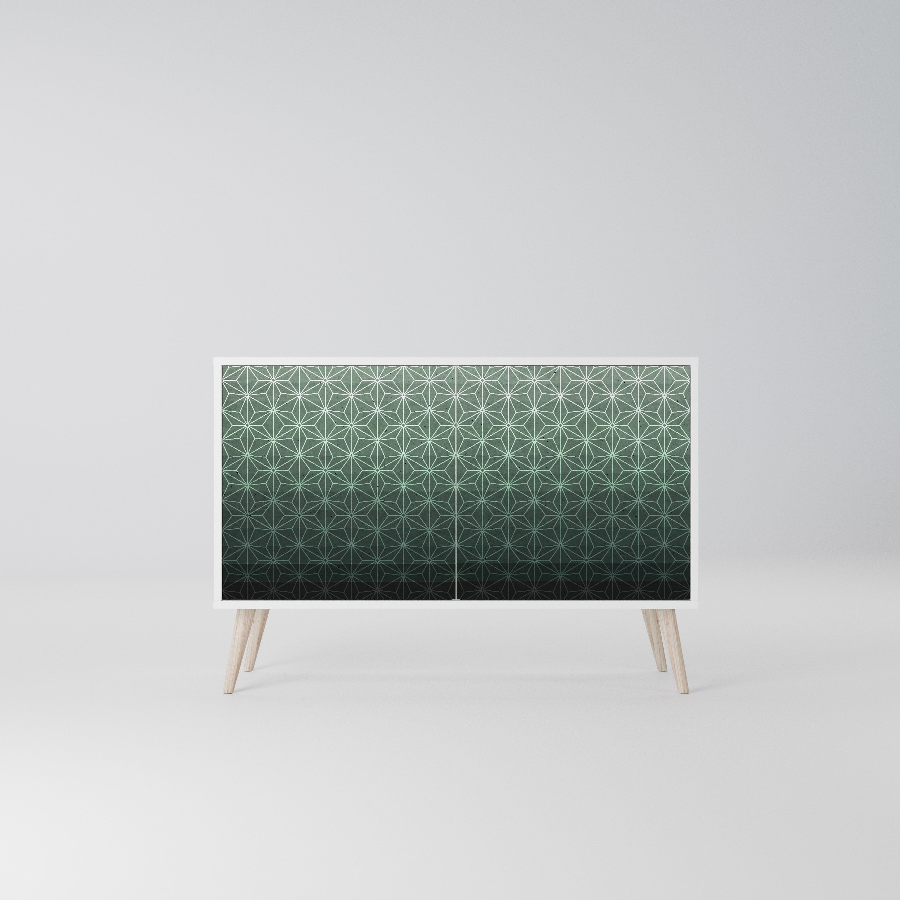 ORNAMENTAL GLIMMER Komoda 2-drzwiowa korpus Biały