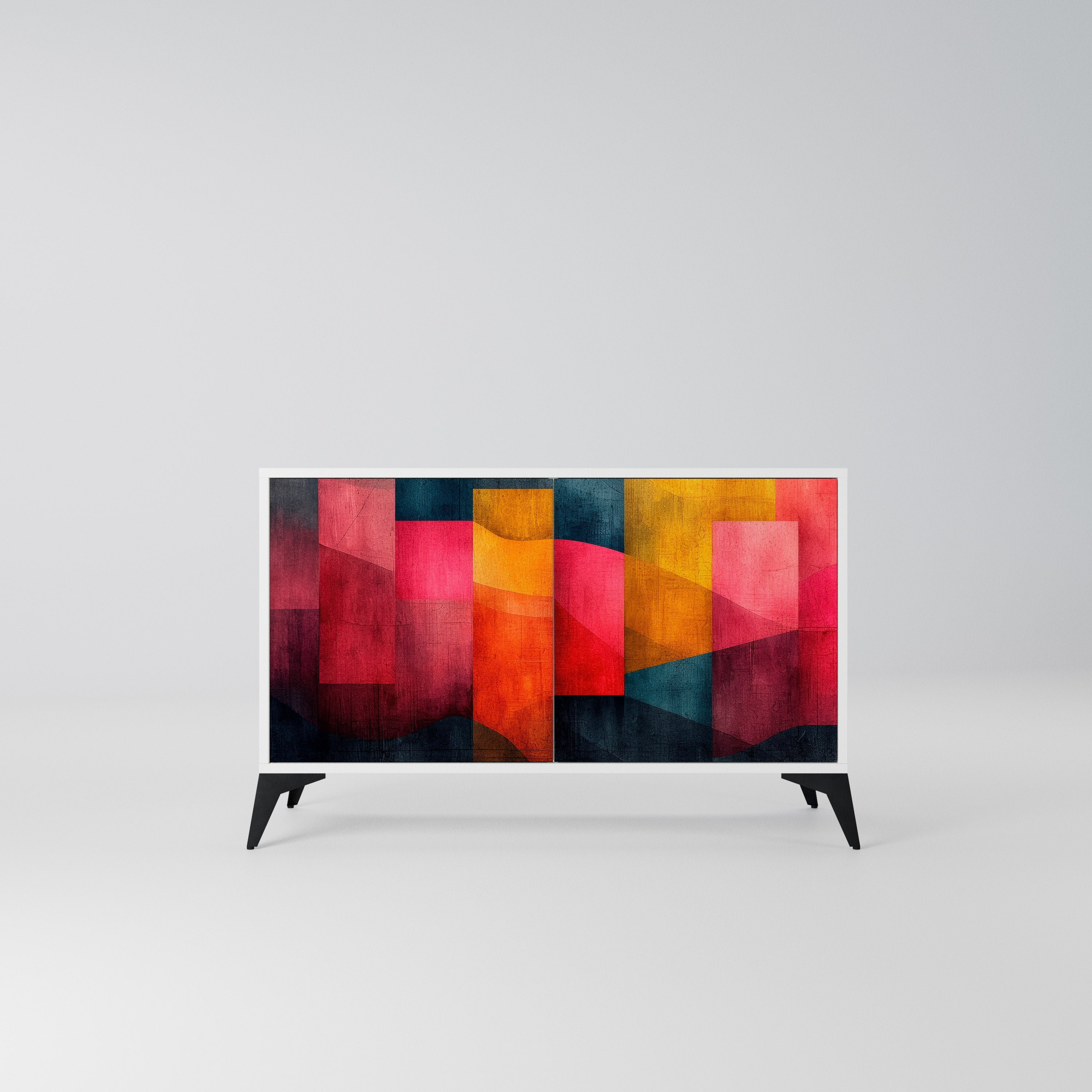 COLORFUL SOUNDS Komoda 2-drzwiowa korpus Biały