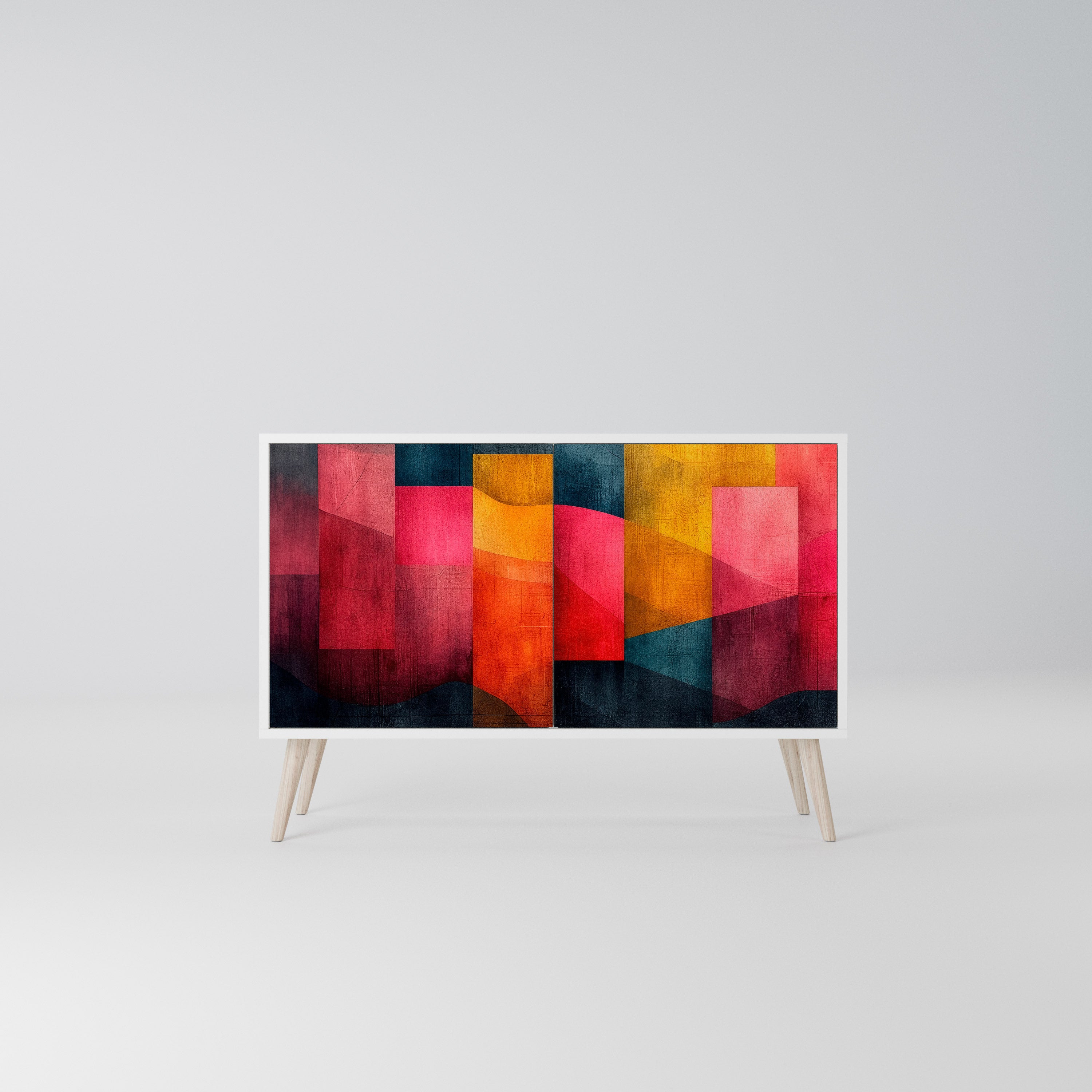 COLORFUL SOUNDS Komoda 2-drzwiowa korpus Biały