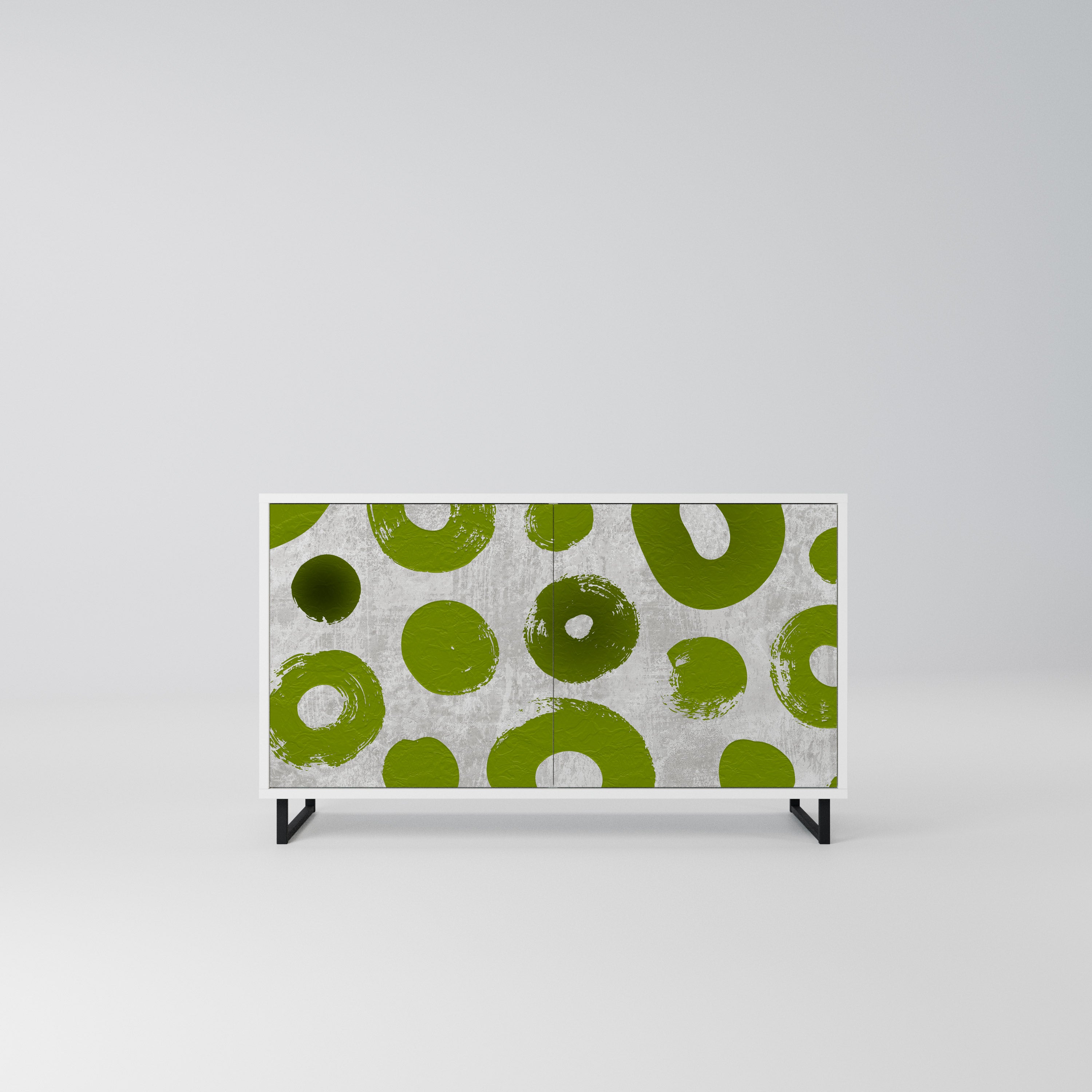 GREEN RHAPSODY Komoda 2-drzwiowa korpus Biały