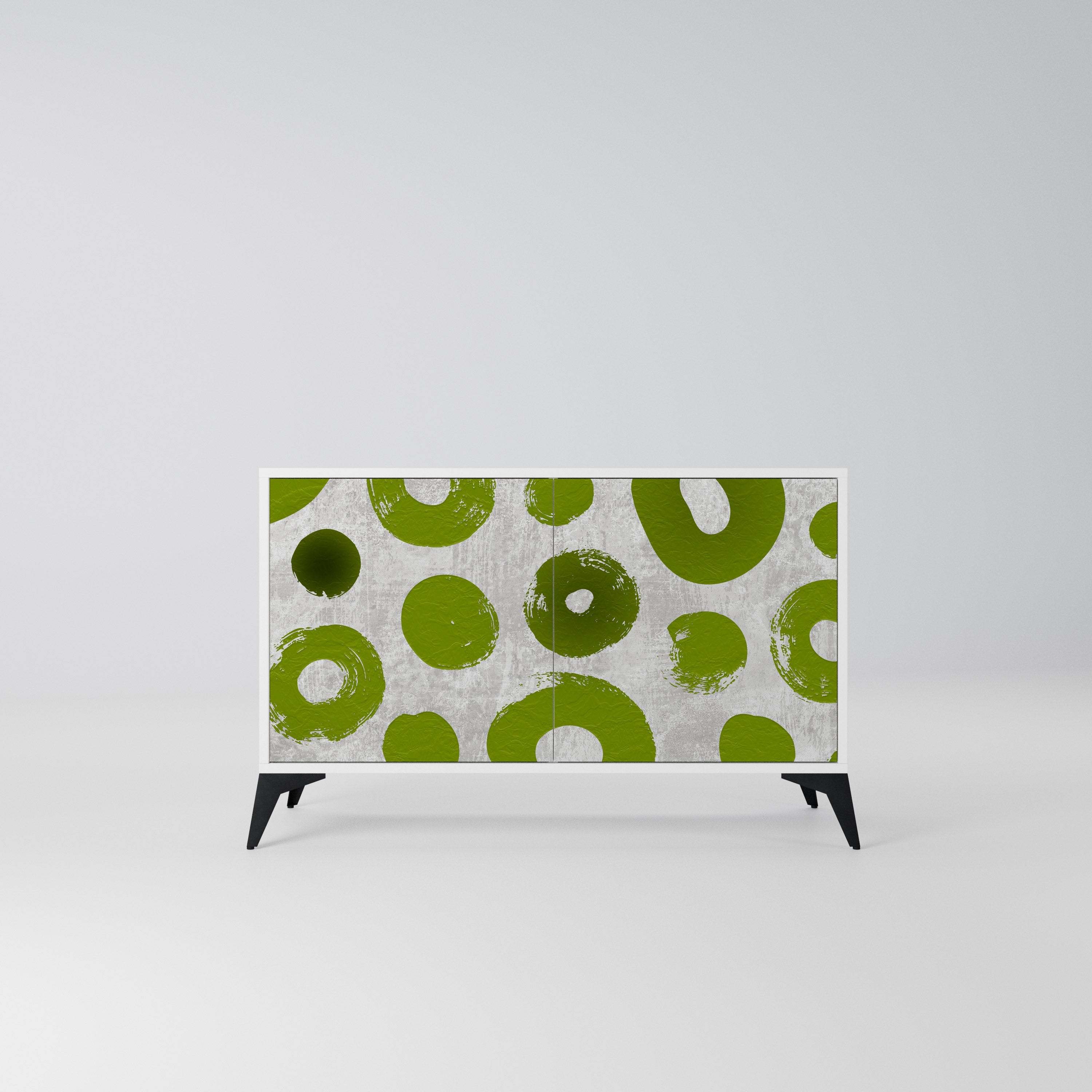 GREEN RHAPSODY Komoda 2-drzwiowa korpus Biały