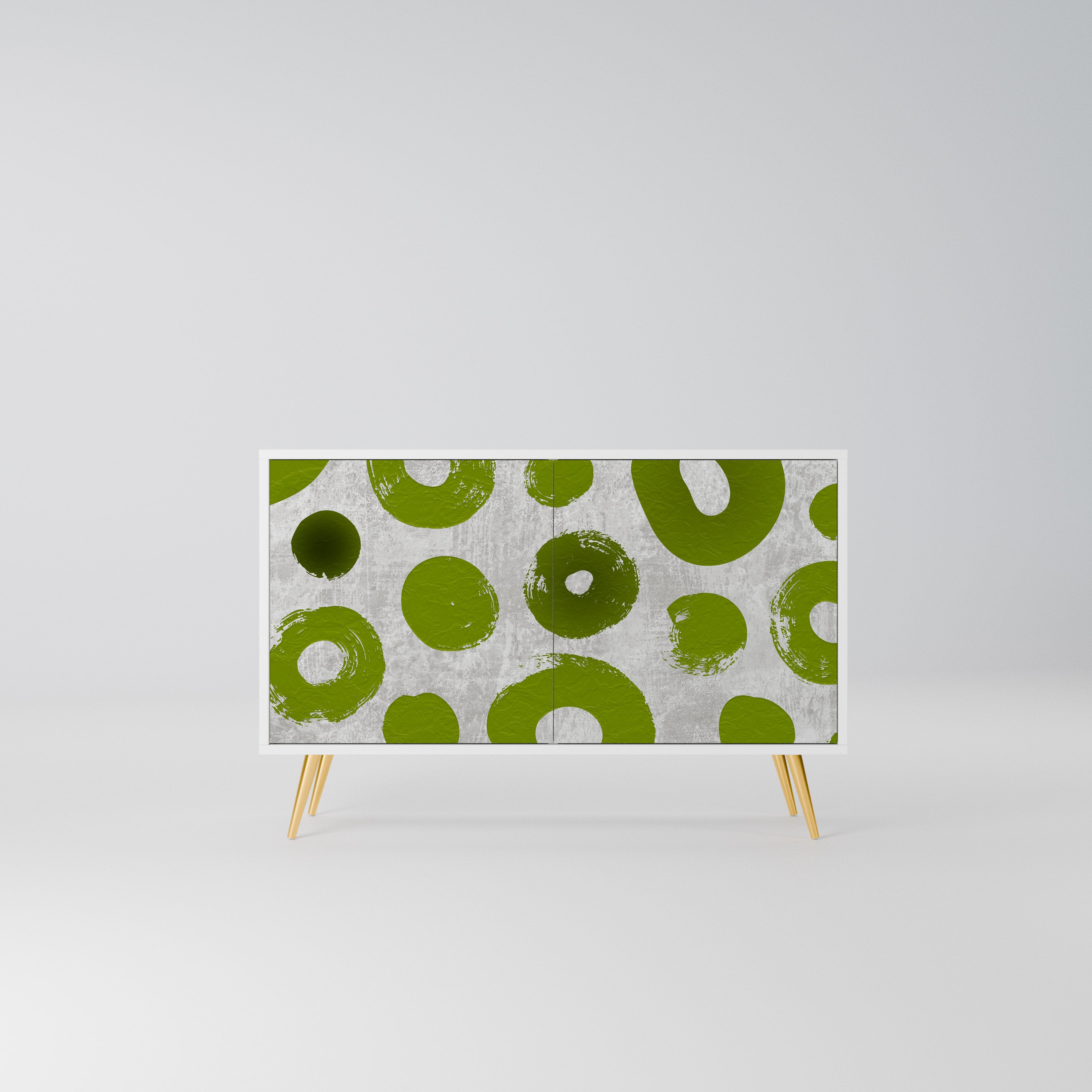 GREEN RHAPSODY Komoda 2-drzwiowa korpus Biały