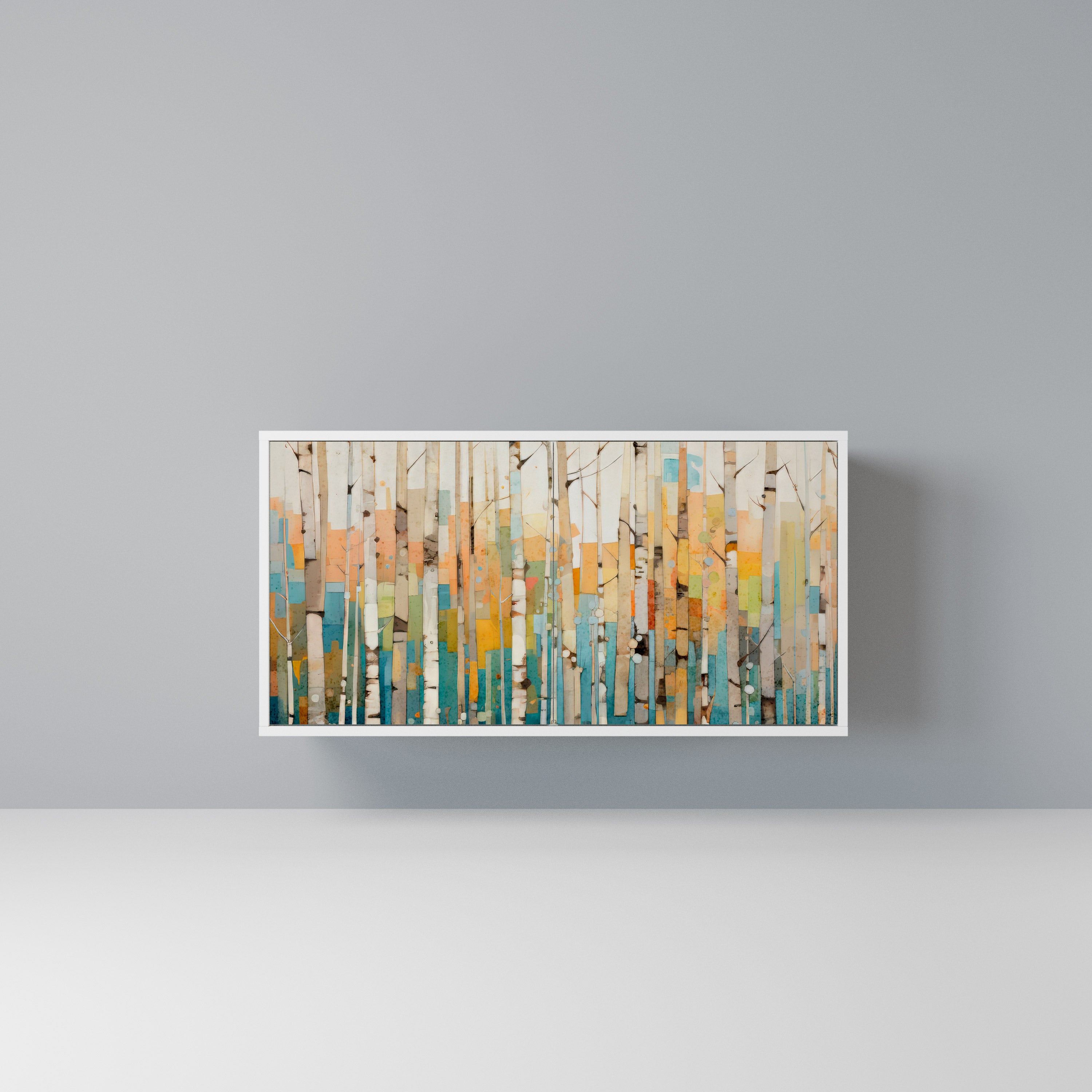 BIRCH KALEIDOSCOPE Komoda 2-drzwiowa korpus Biały