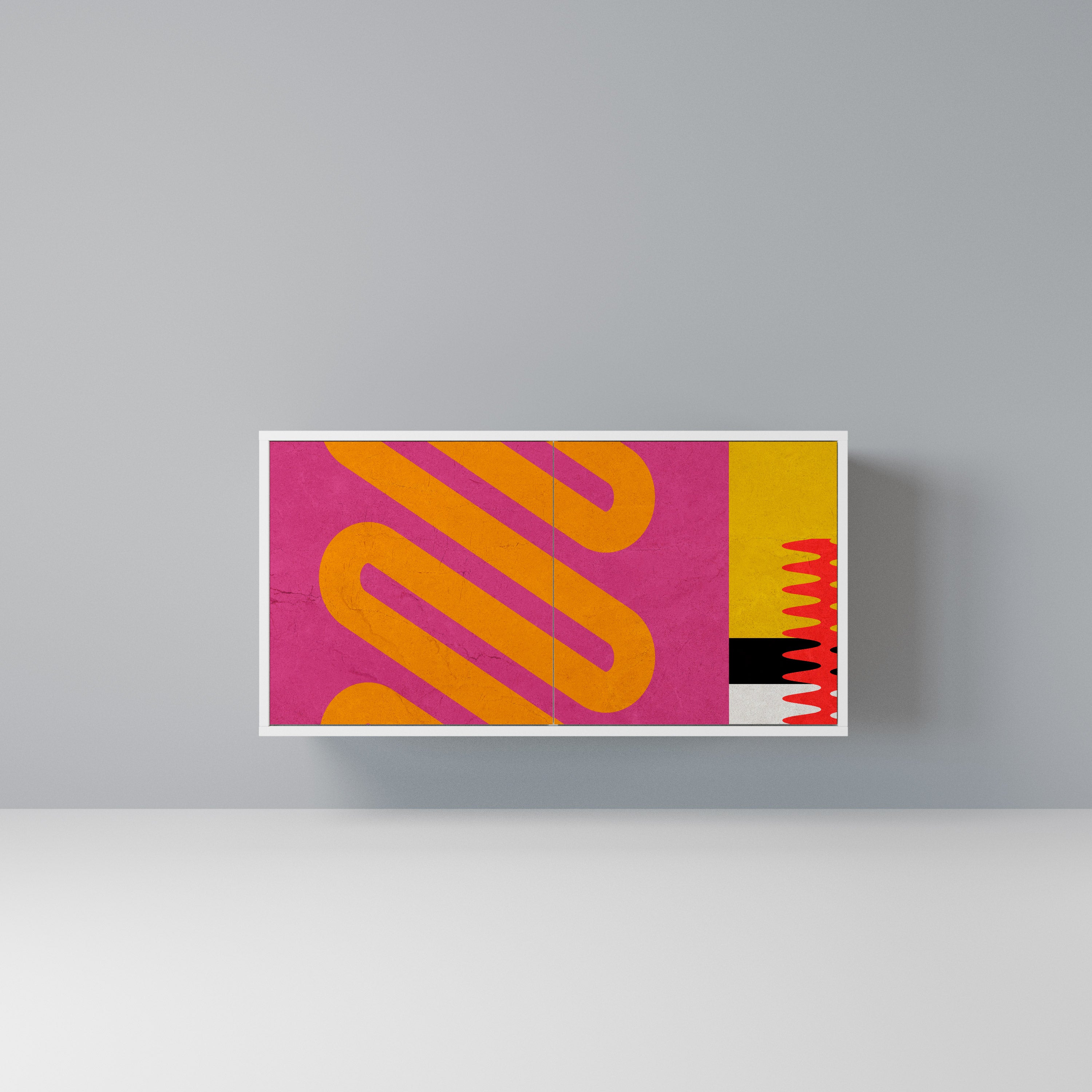 VIVID ART Komoda 2-drzwiowa korpus Biały