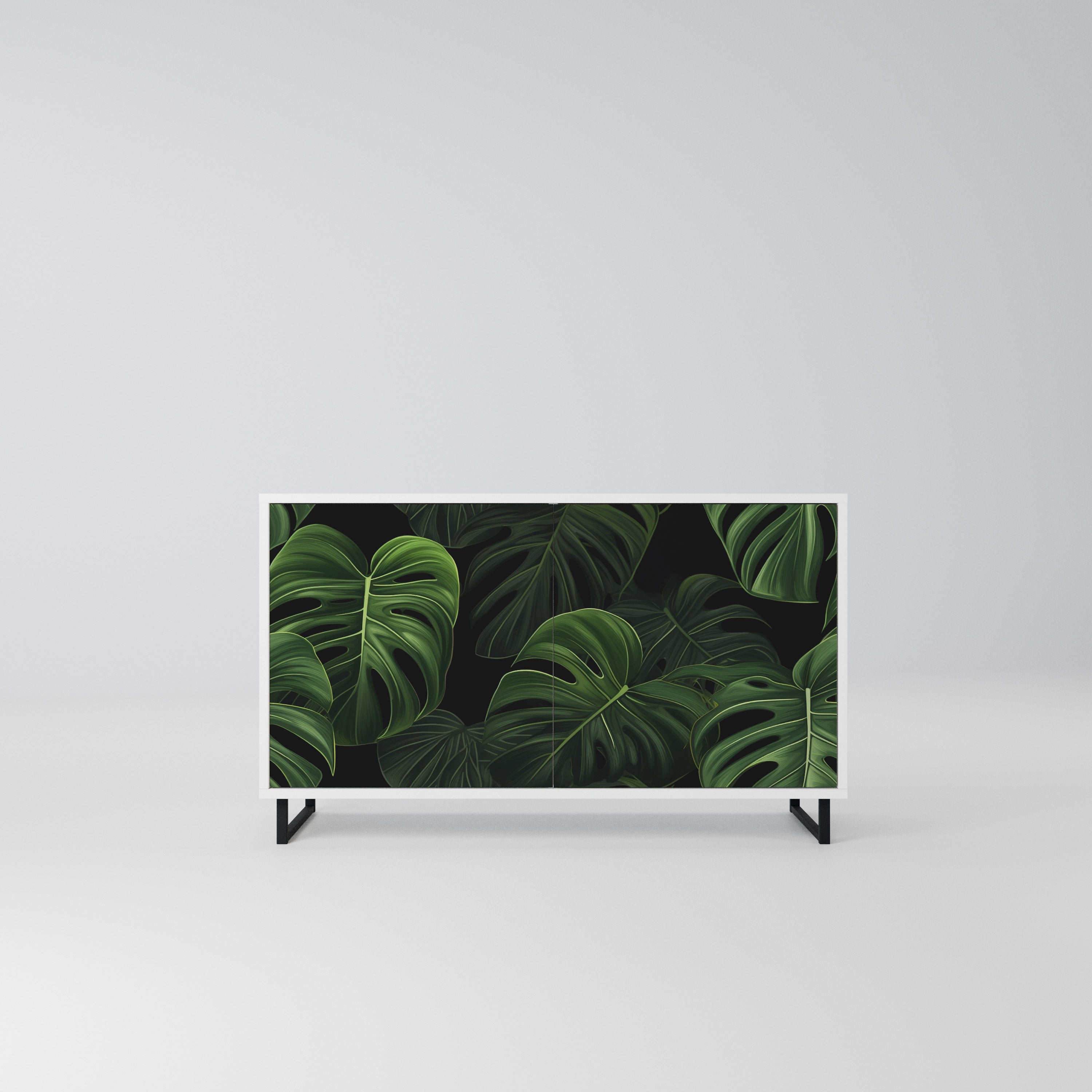 INFINITE MONSTERA Komoda 2-drzwiowa korpus Biały
