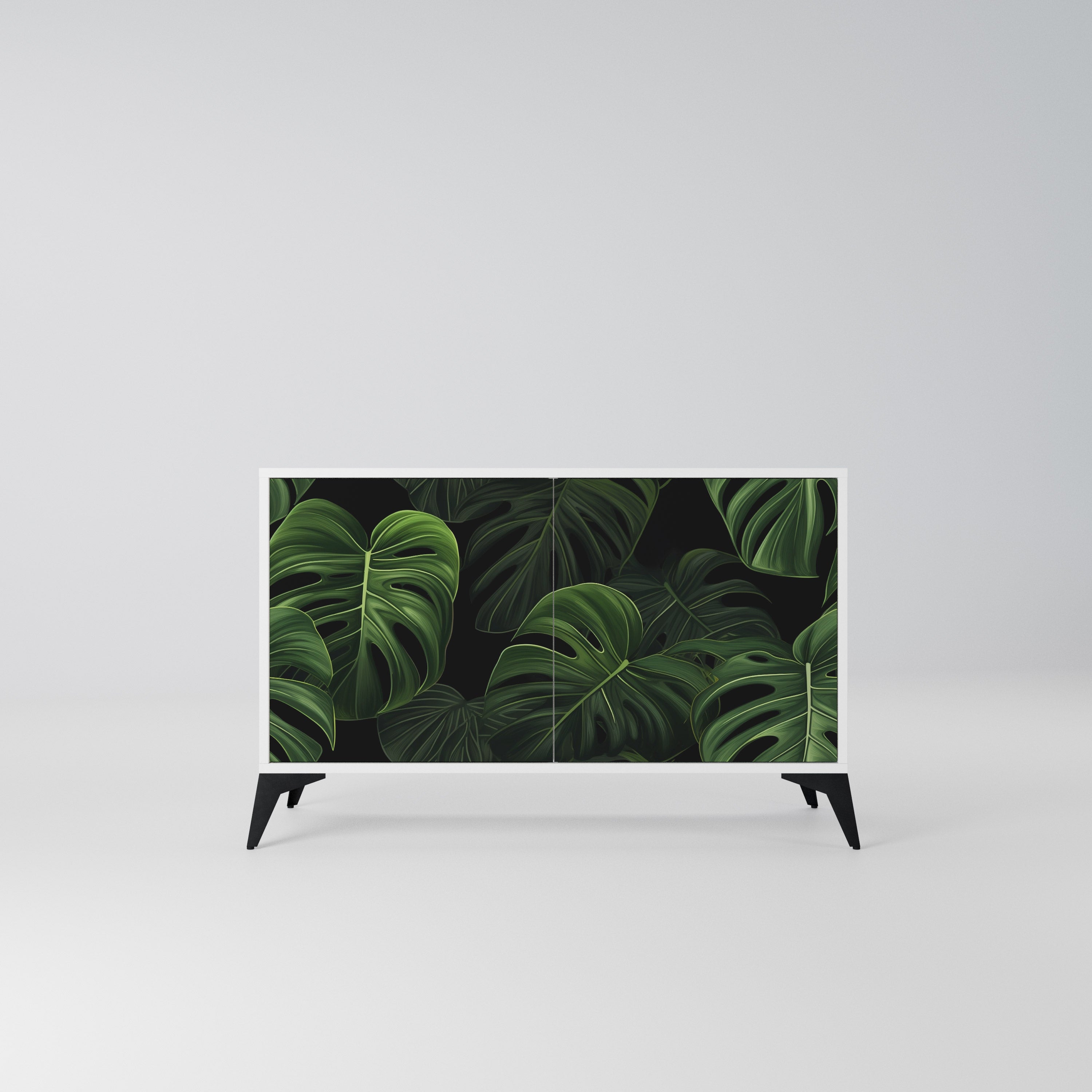 INFINITE MONSTERA Komoda 2-drzwiowa korpus Biały
