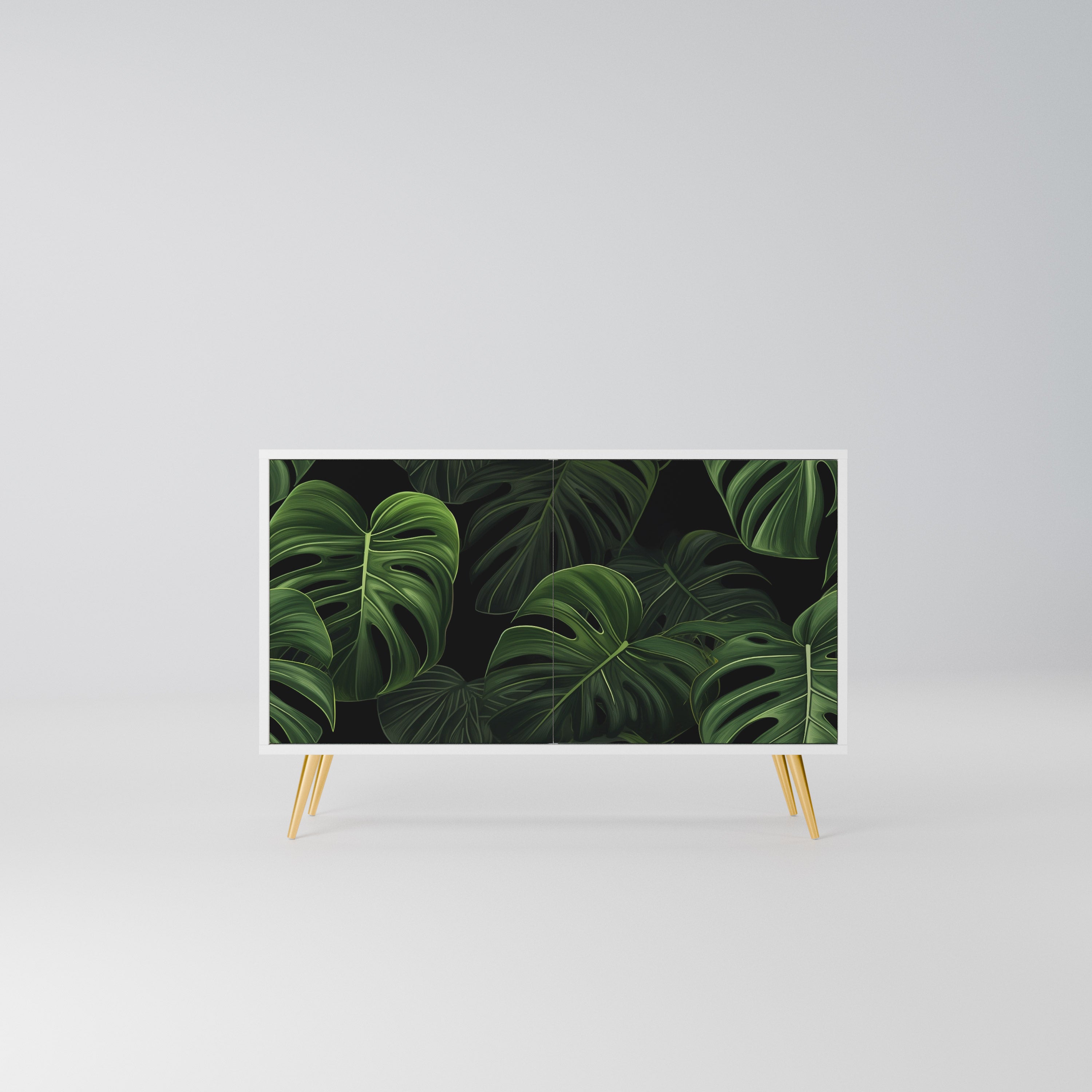 INFINITE MONSTERA Komoda 2-drzwiowa korpus Biały