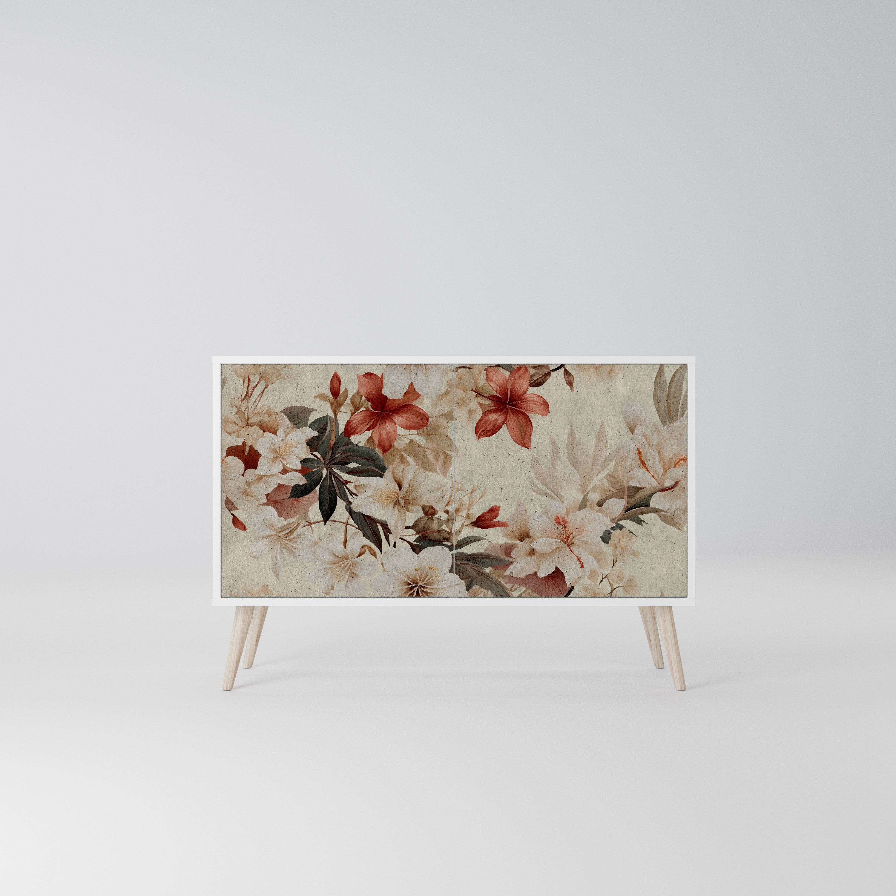 PETAL HARMONY Komoda 2-drzwiowa korpus Biały