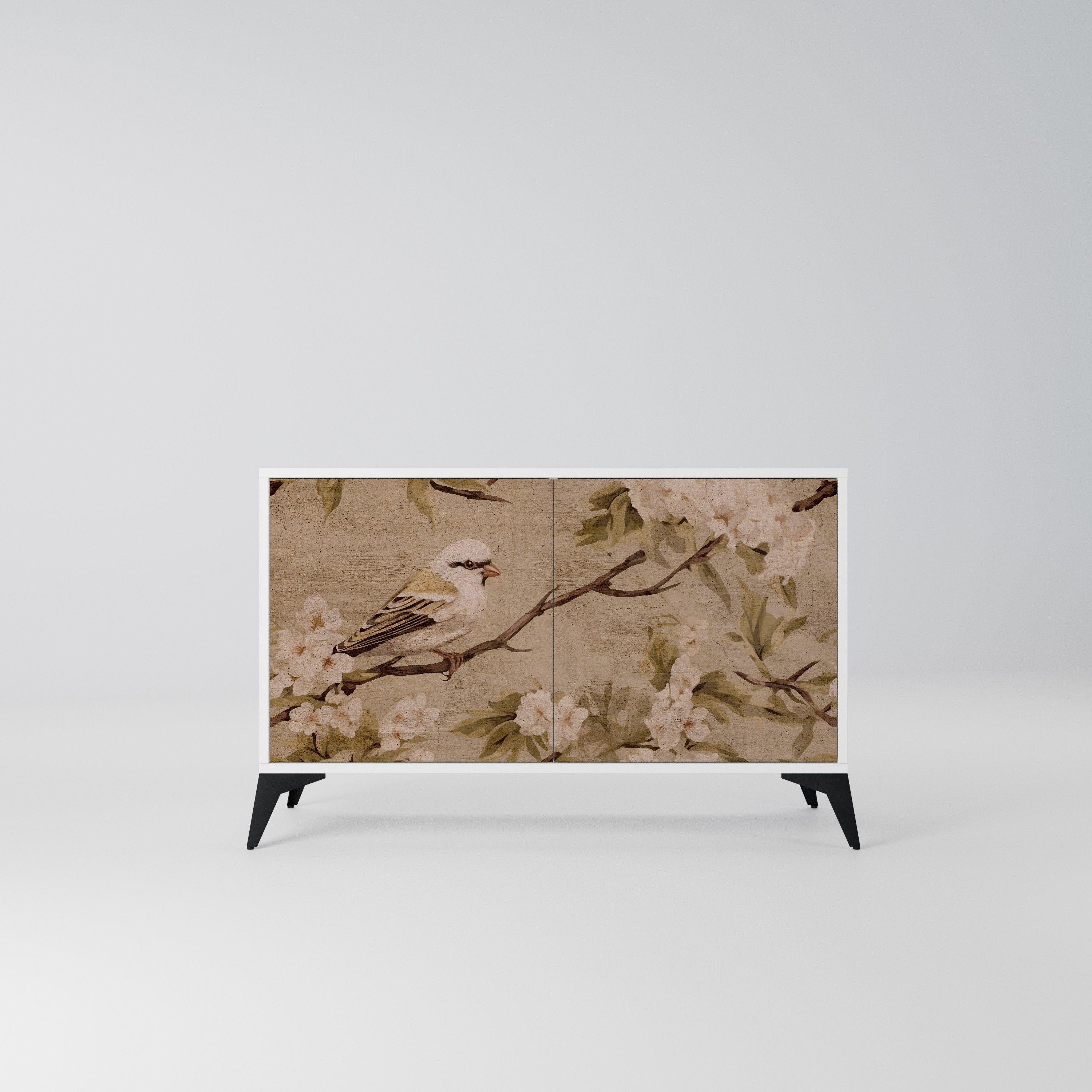 PETAL DISTINGUISH Komoda 2-drzwiowa korpus Biały