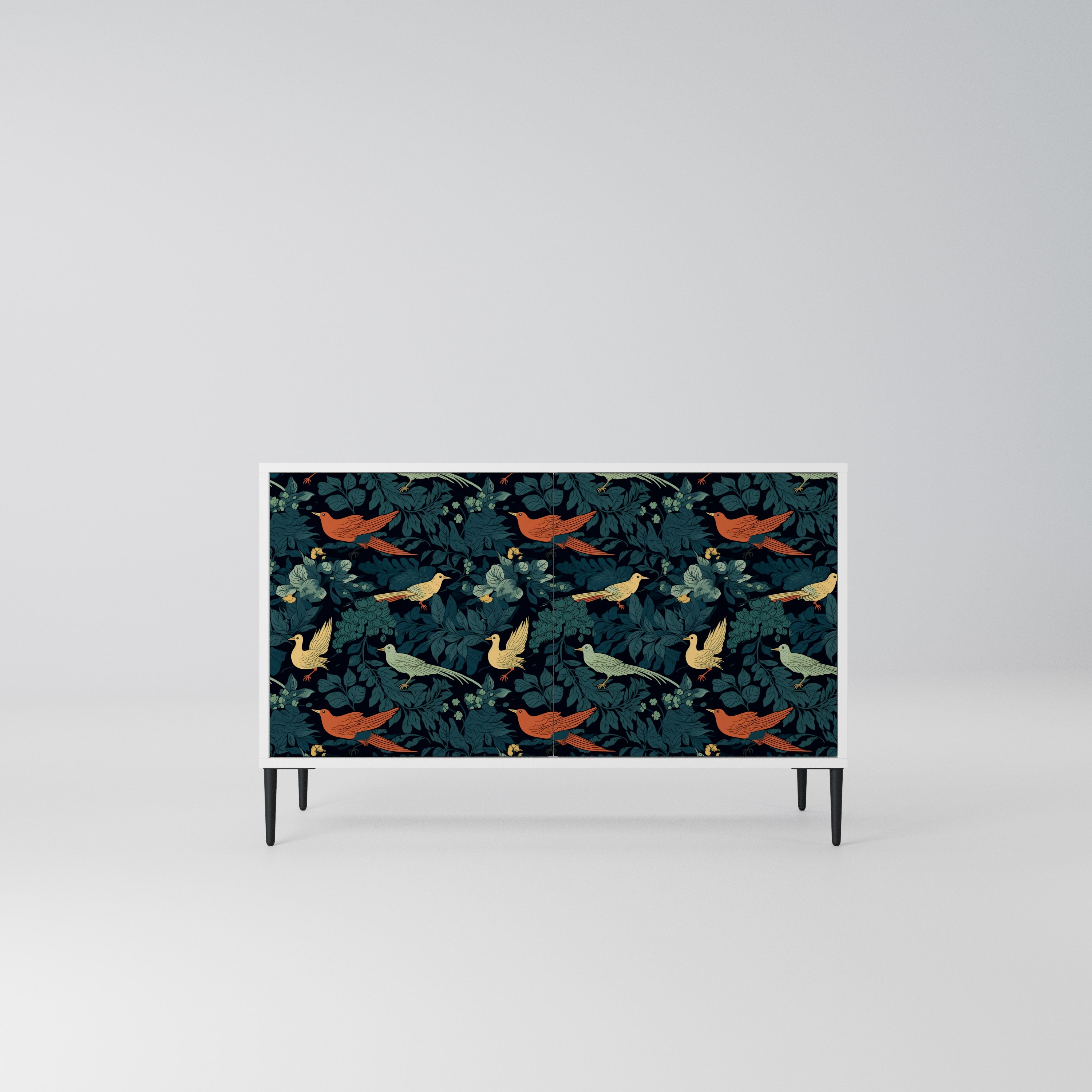 FOWL ORNAMENT Komoda 2-drzwiowa korpus Biały