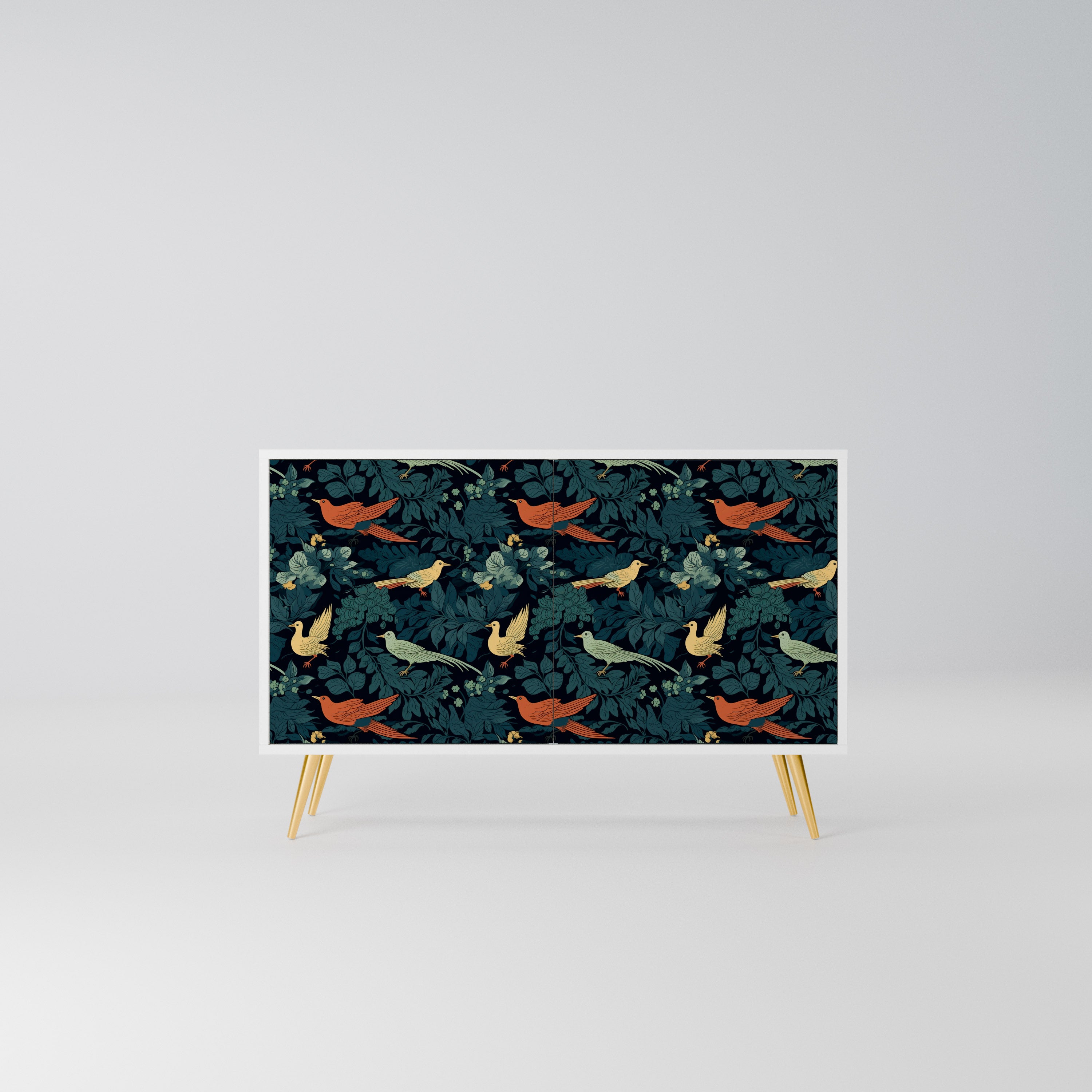 FOWL ORNAMENT Komoda 2-drzwiowa korpus Biały
