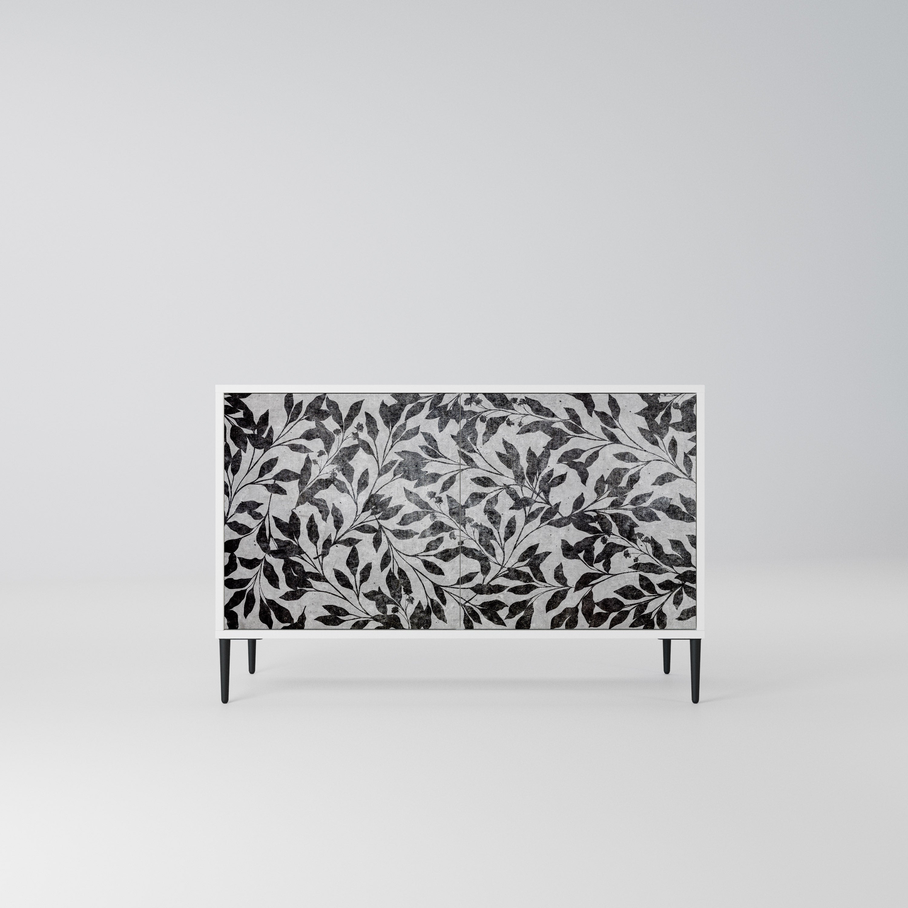 CHARCOAL SPROUT Komoda 2-drzwiowa korpus Biały
