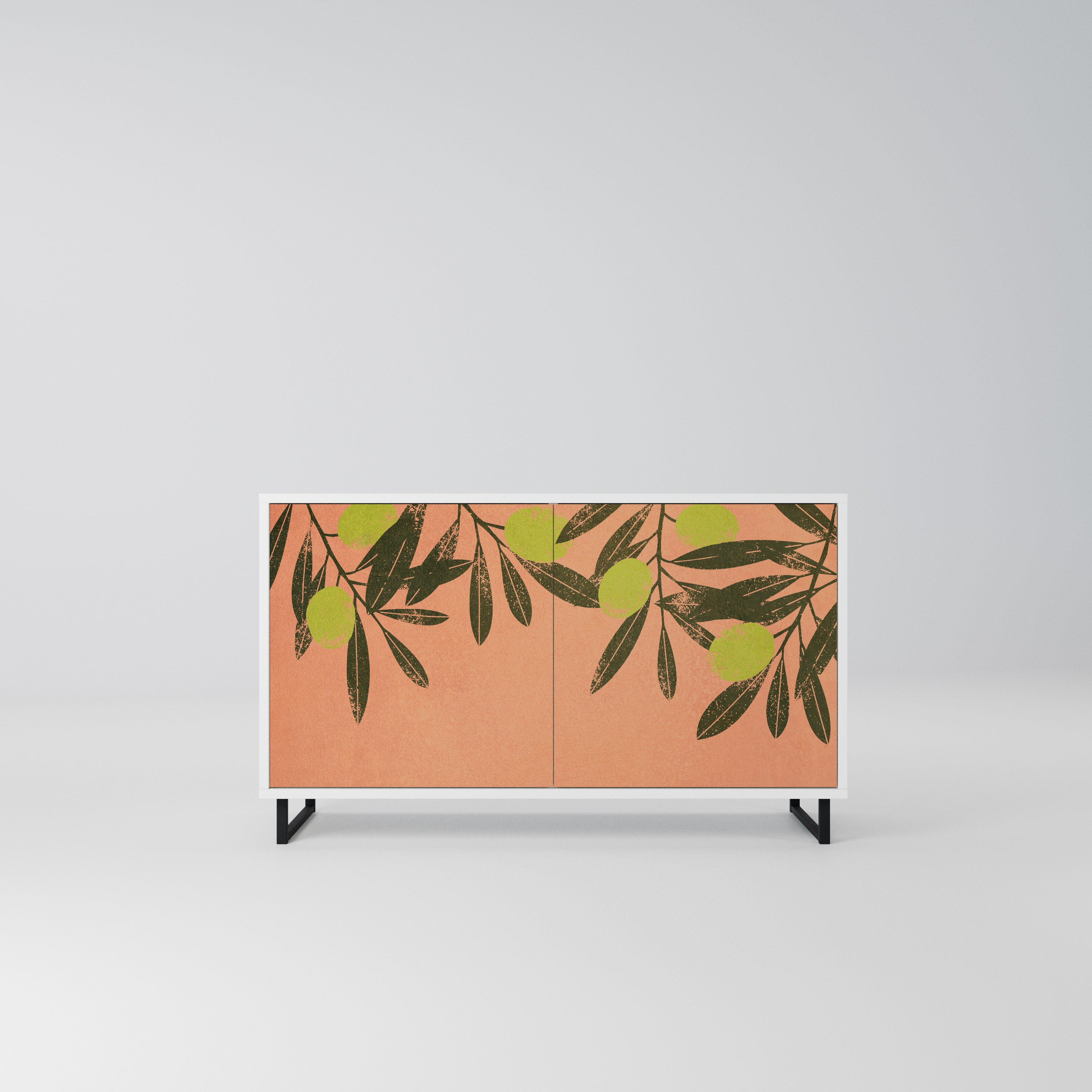 JUICY OLIVES Komoda 2-drzwiowa korpus Biały