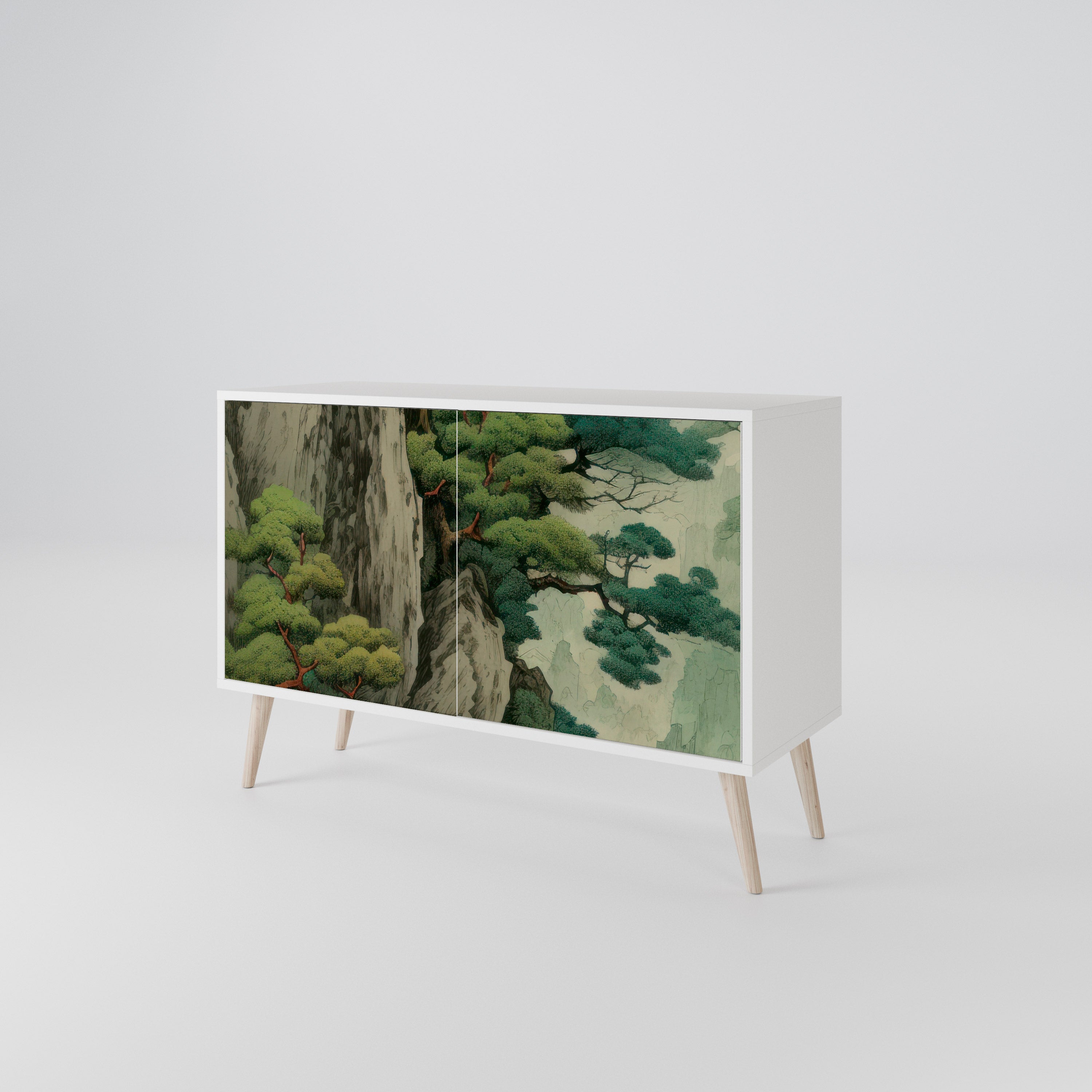 VERDURE ABYSS Komoda 2-drzwiowa korpus Biały