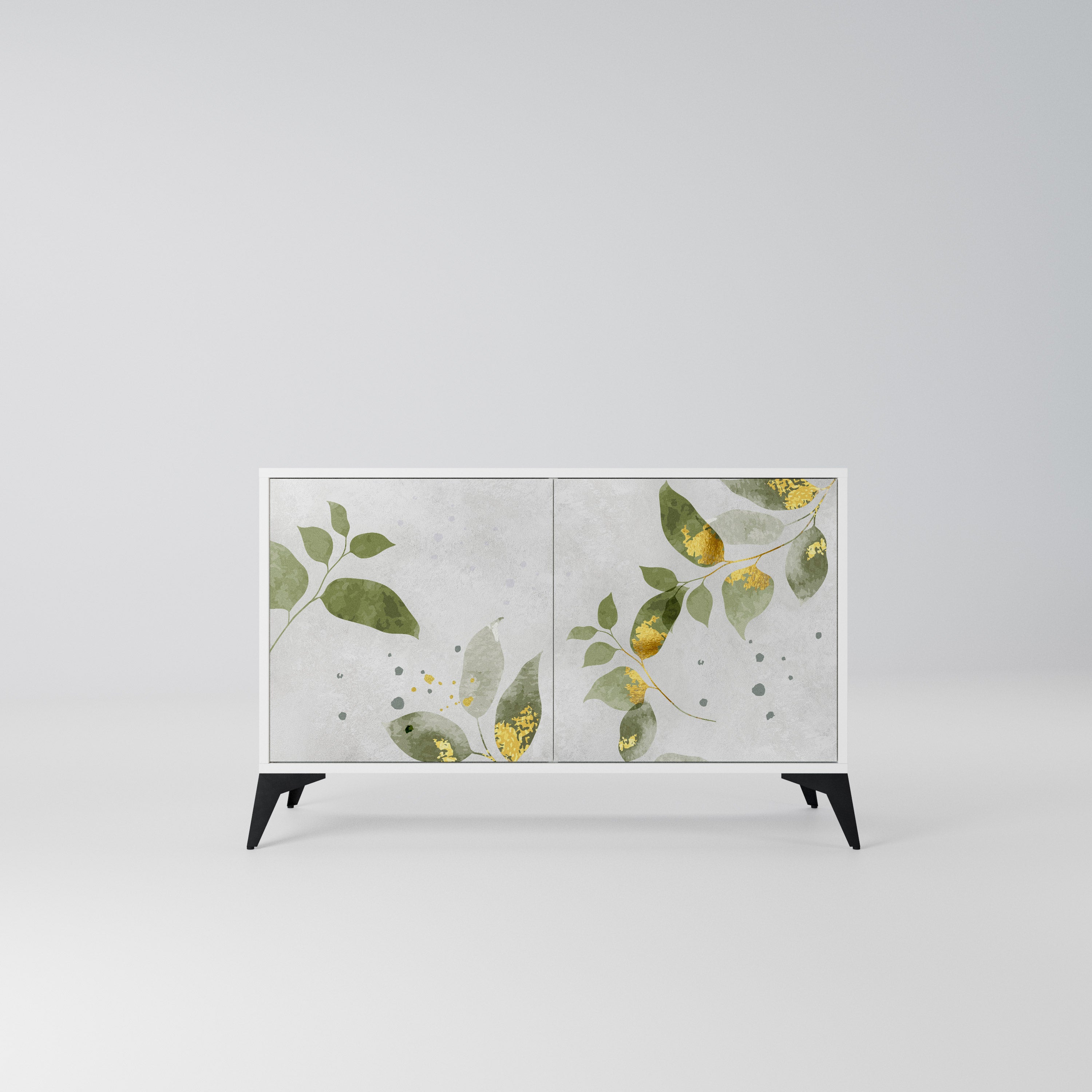 ELEGANT BOTANICS Komoda 2-drzwiowa korpus Biały