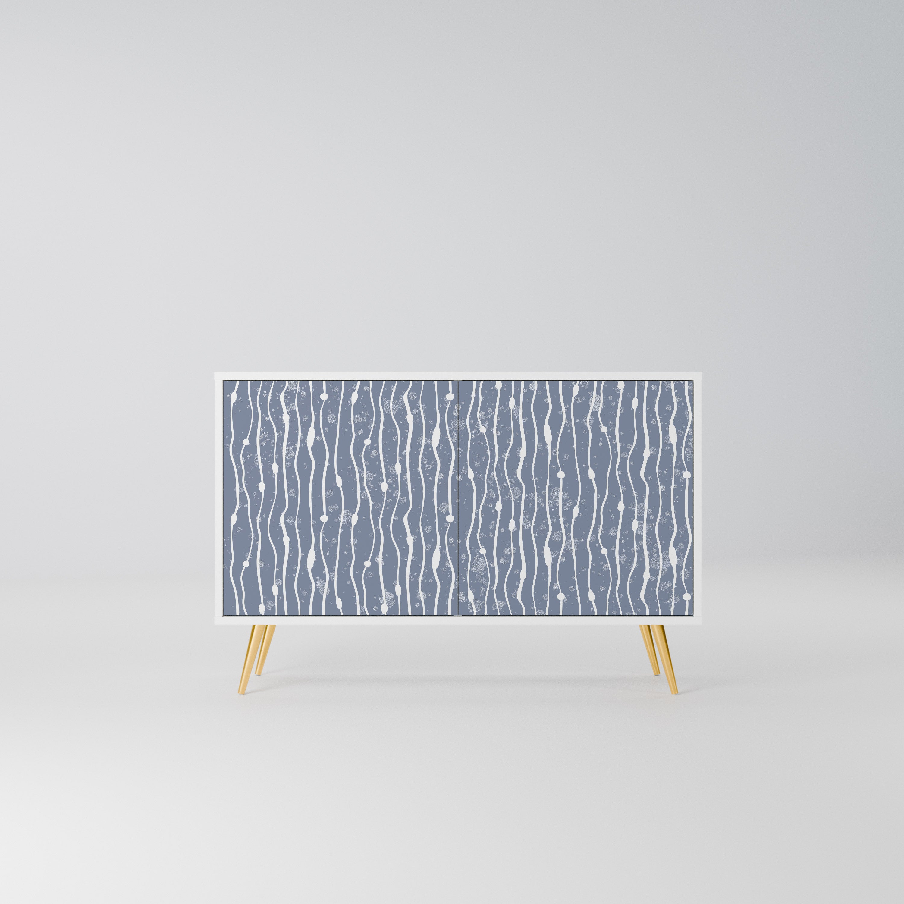 GRAPHITE RAIN Komoda 2-drzwiowa korpus Biały