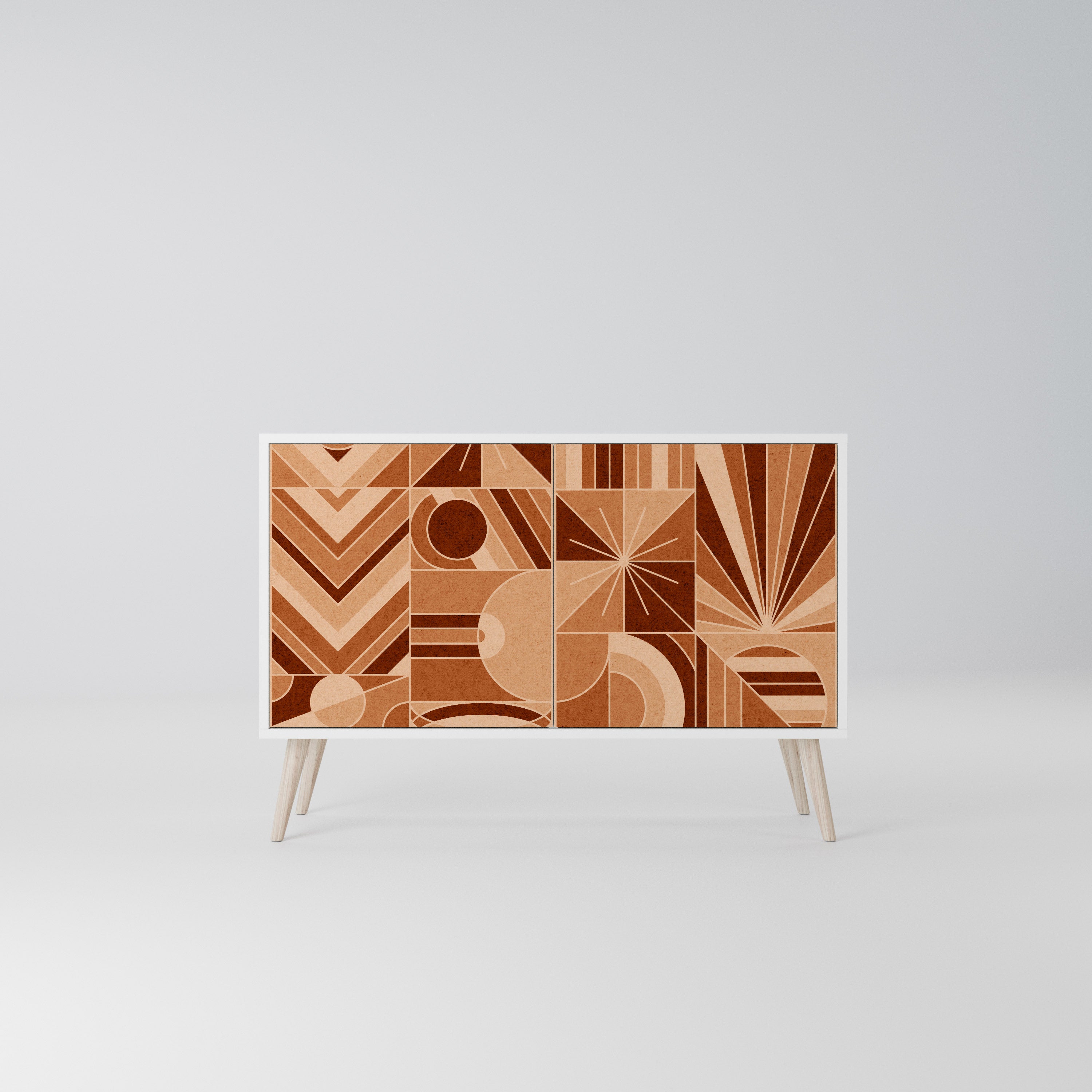 PRISM MOSAIC Komoda 2-drzwiowa korpus Biały