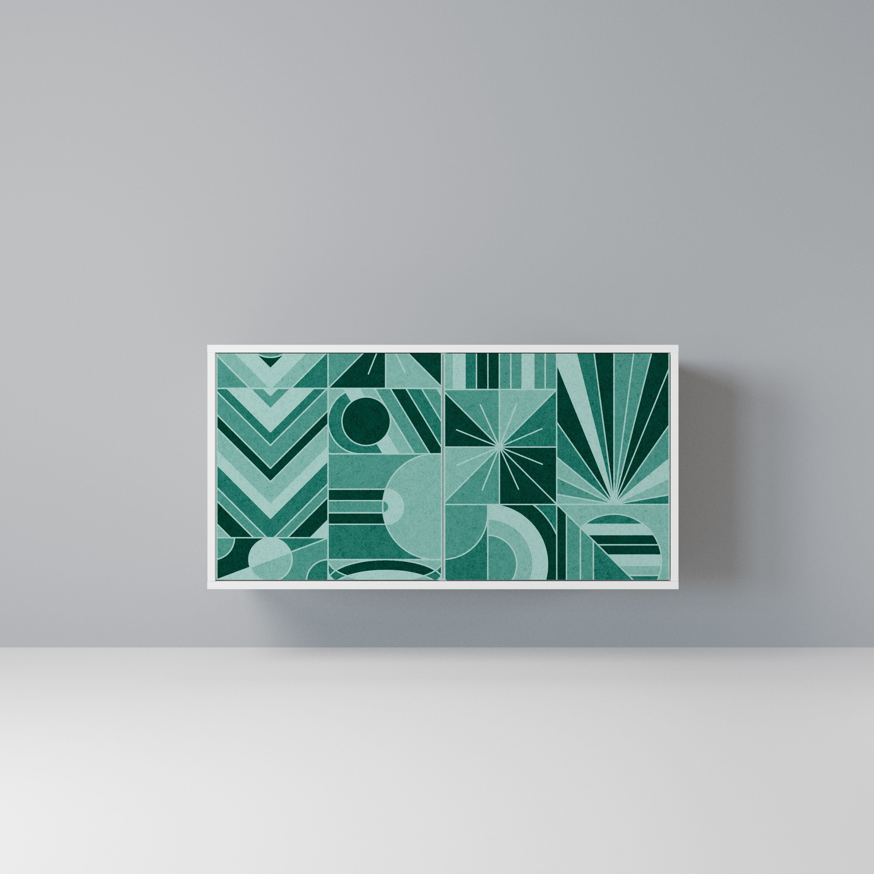 HARMONIC GRID Komoda 2-drzwiowa korpus Biały