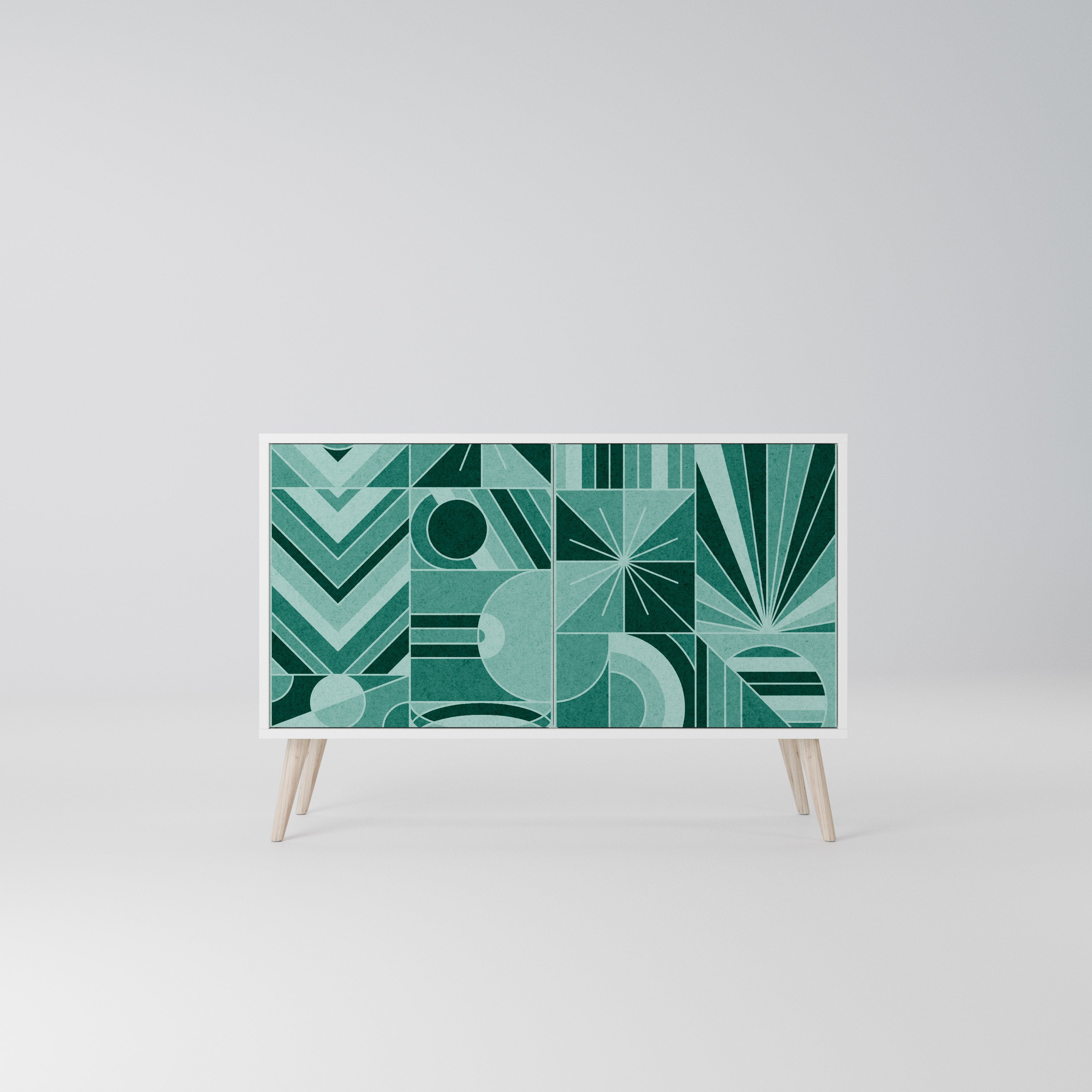 HARMONIC GRID Komoda 2-drzwiowa korpus Biały