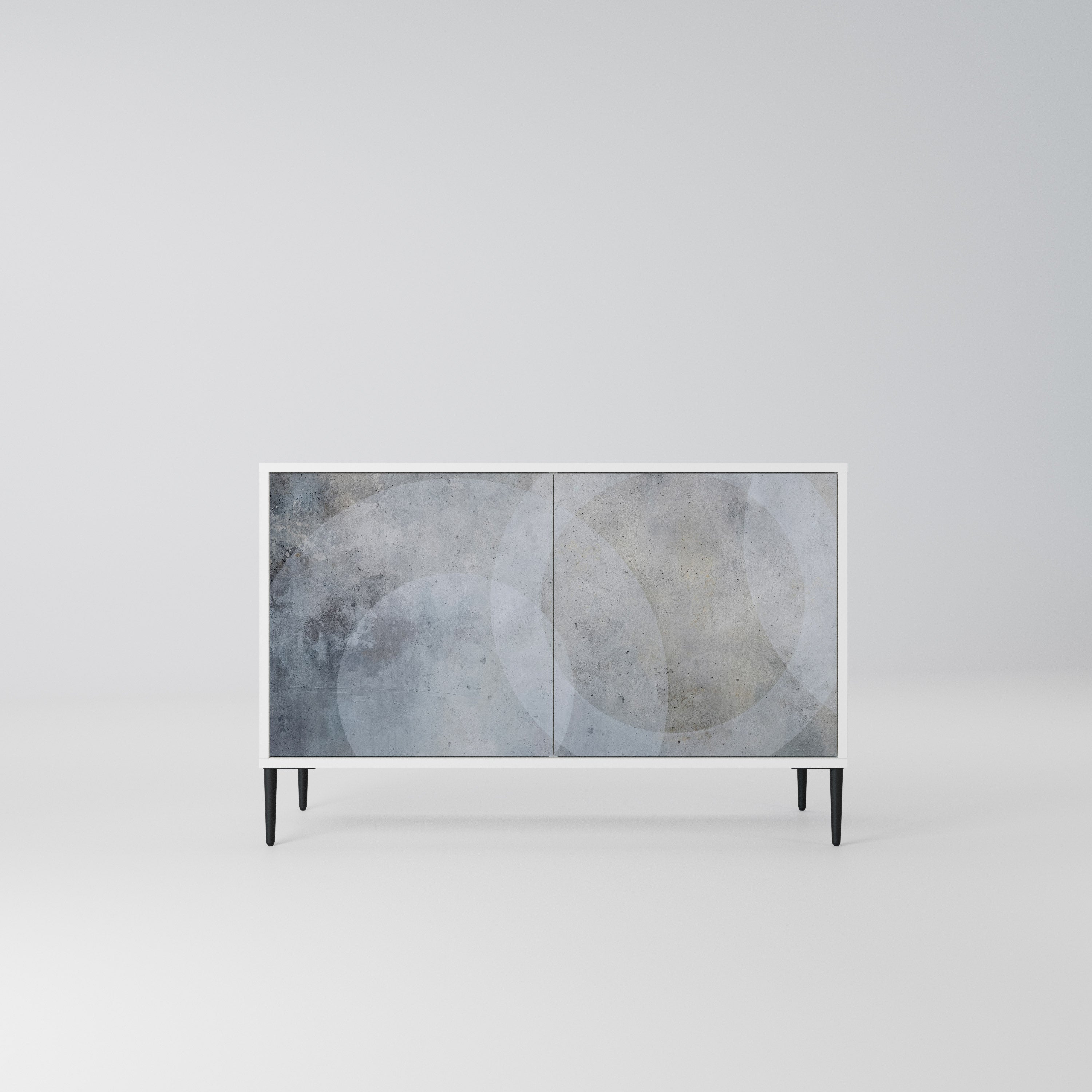 MUTED ARC Komoda 2-drzwiowa korpus Biały