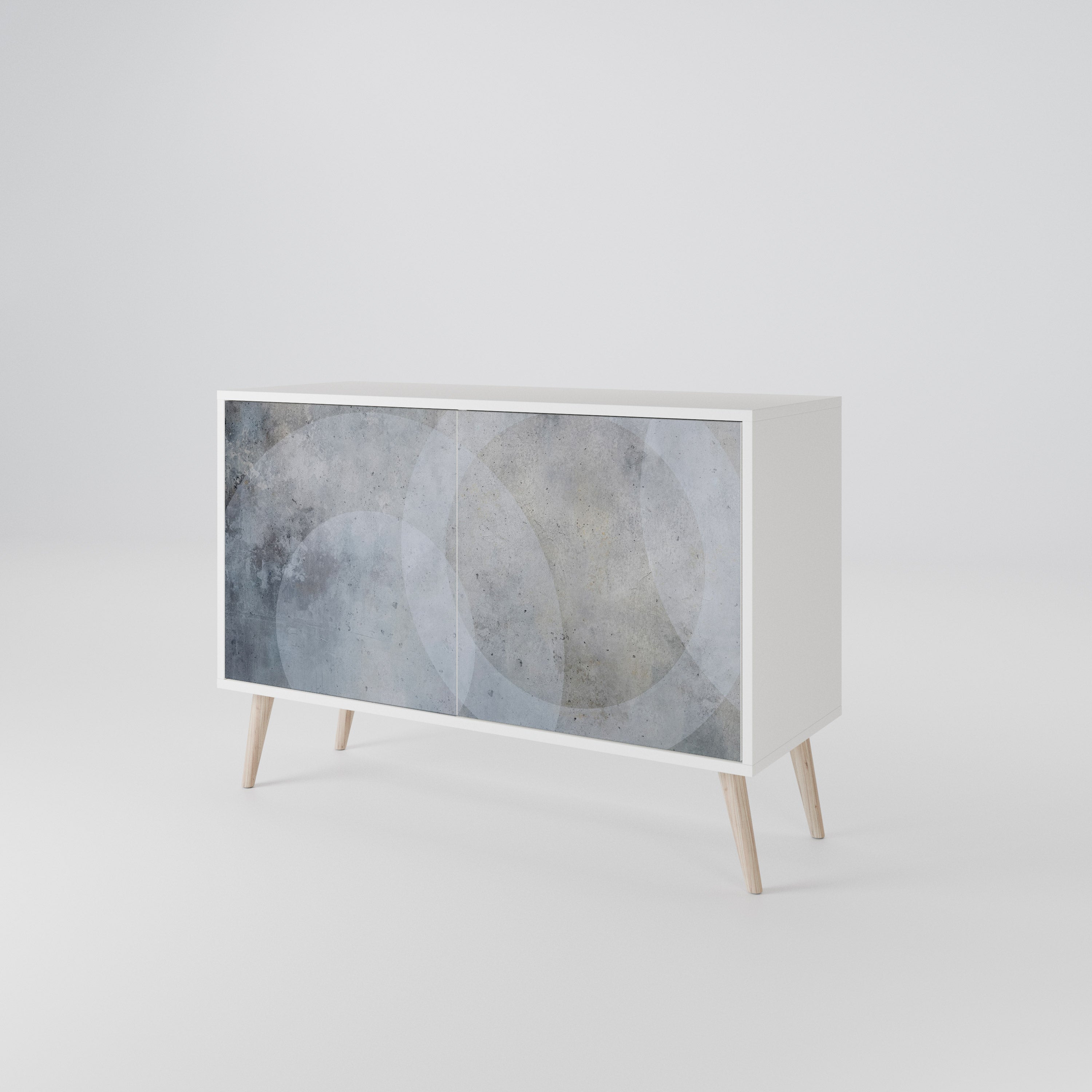 MUTED ARC Komoda 2-drzwiowa korpus Biały