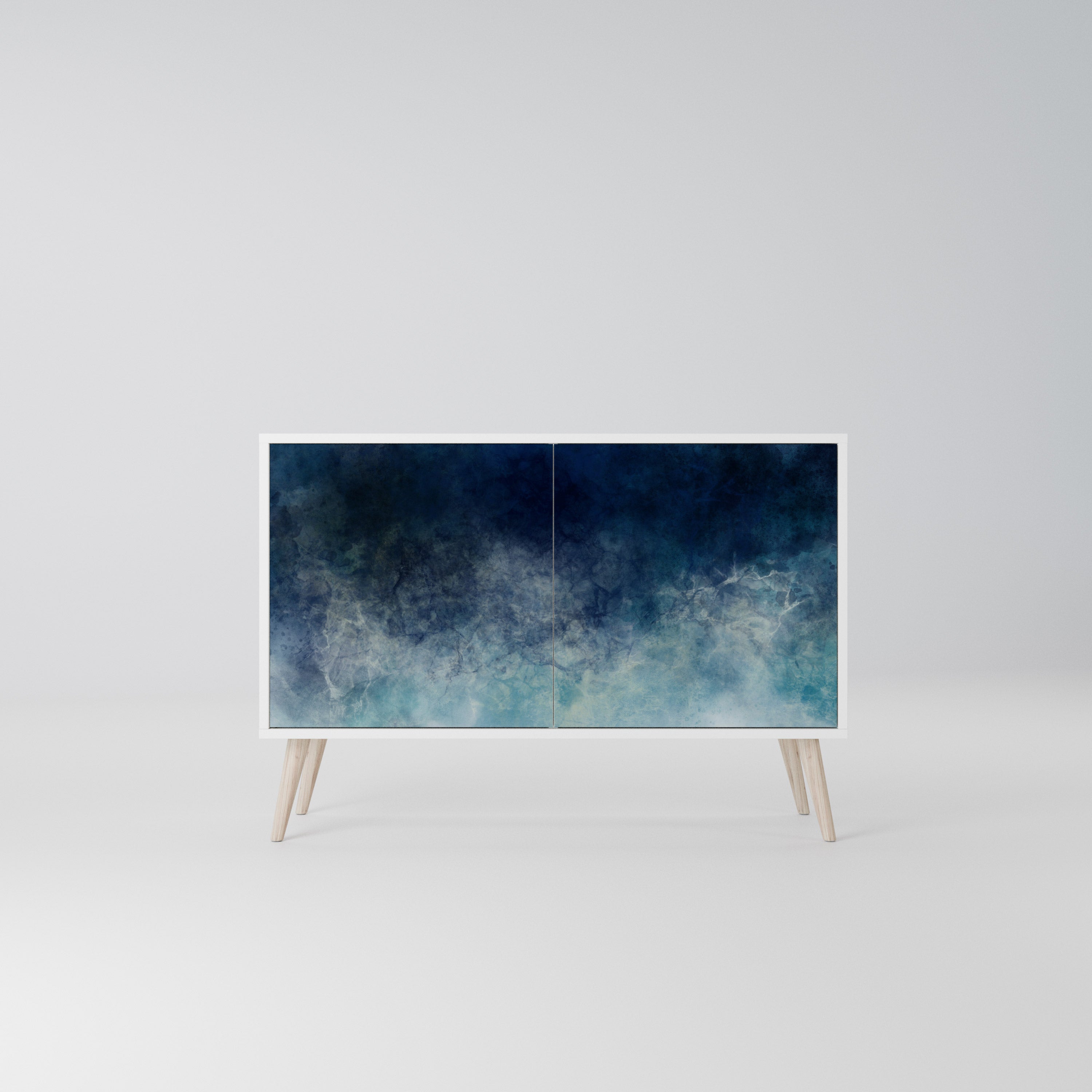 CELESTIAL FALL Komoda 2-drzwiowa korpus Biały