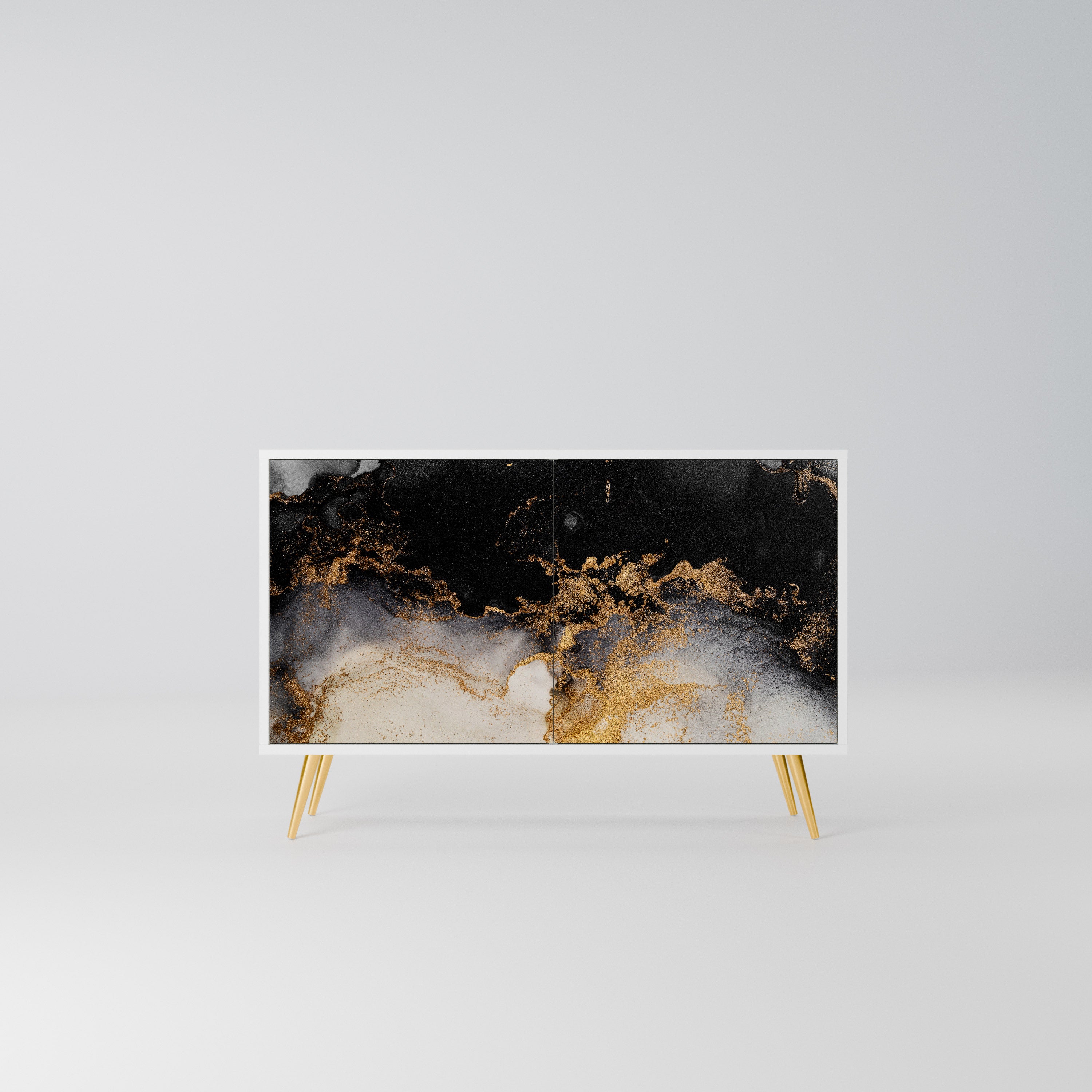 MARBLE OF TOMMORROW Komoda 2-drzwiowa korpus Biały