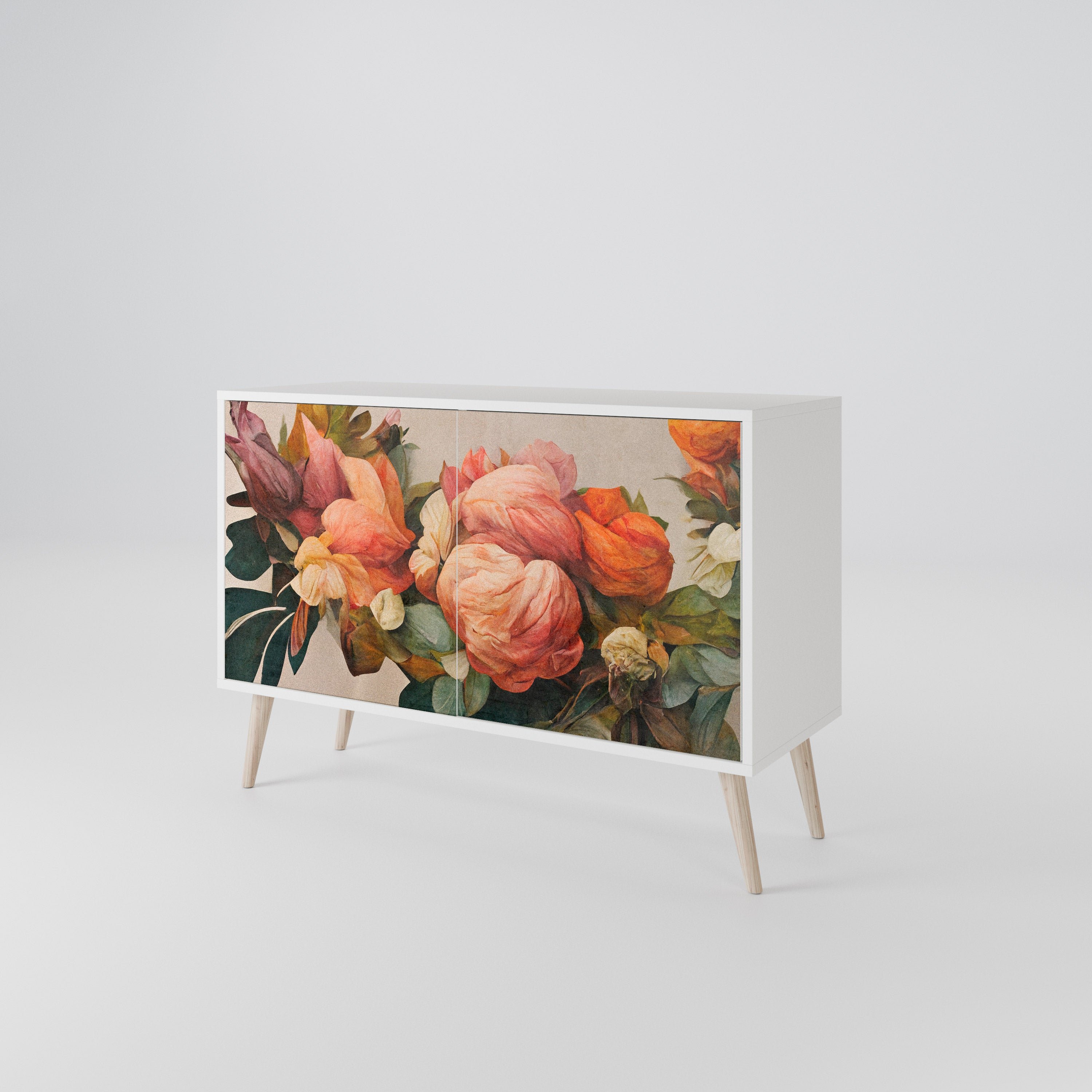 STYLISH BEAUTY Komoda 2-drzwiowa korpus Biały