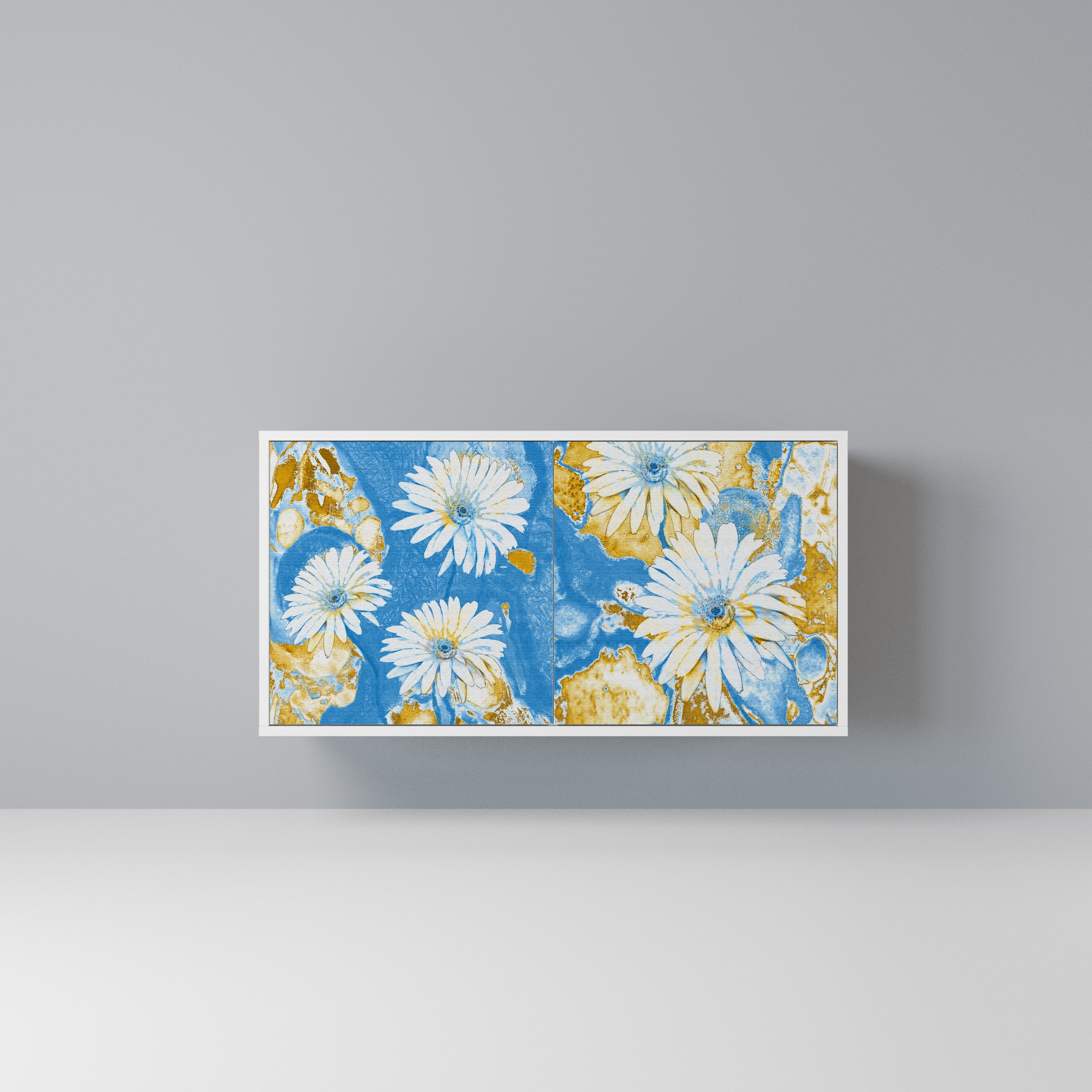 DAISY LUXE Komoda 2-drzwiowa korpus Biały