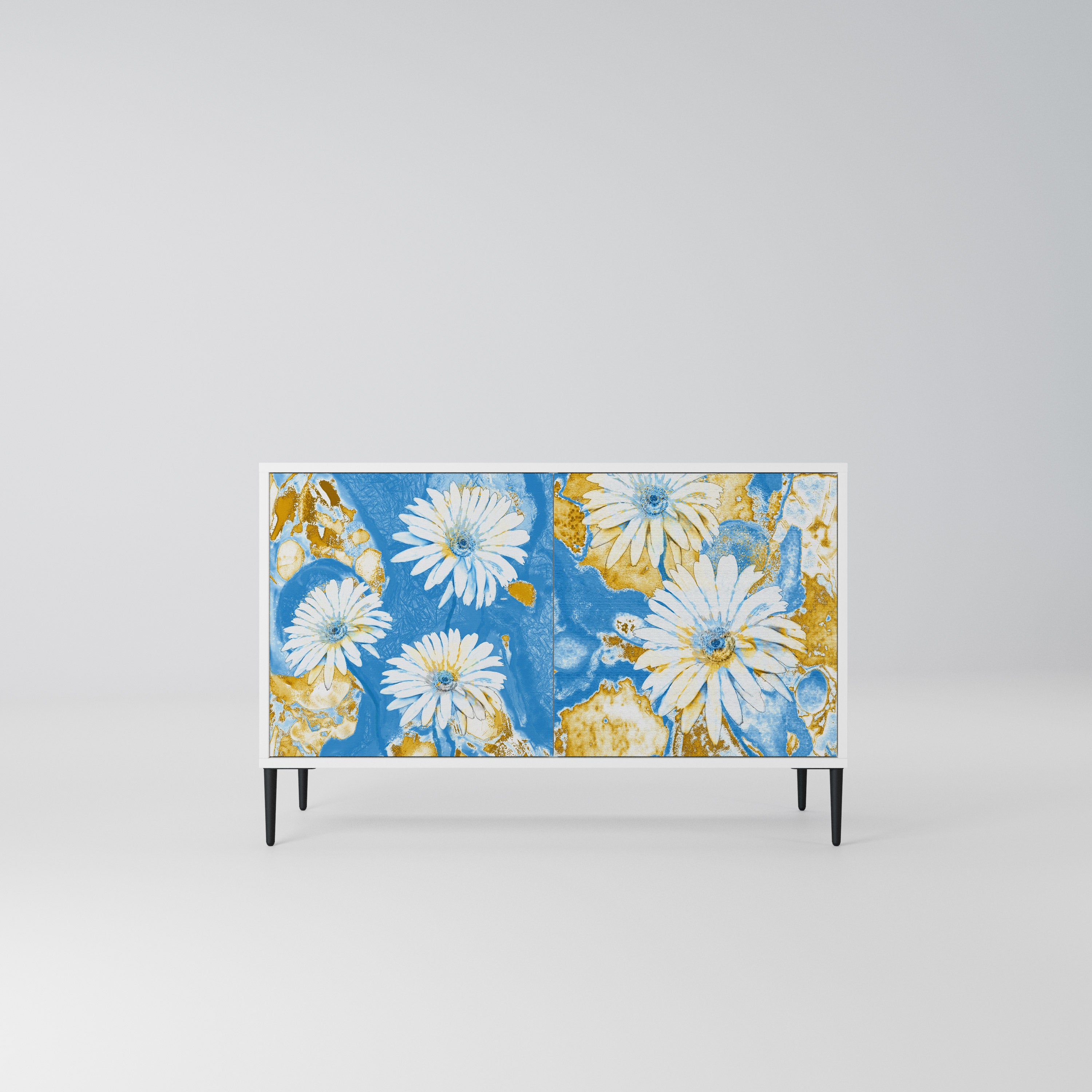 DAISY LUXE Komoda 2-drzwiowa korpus Biały