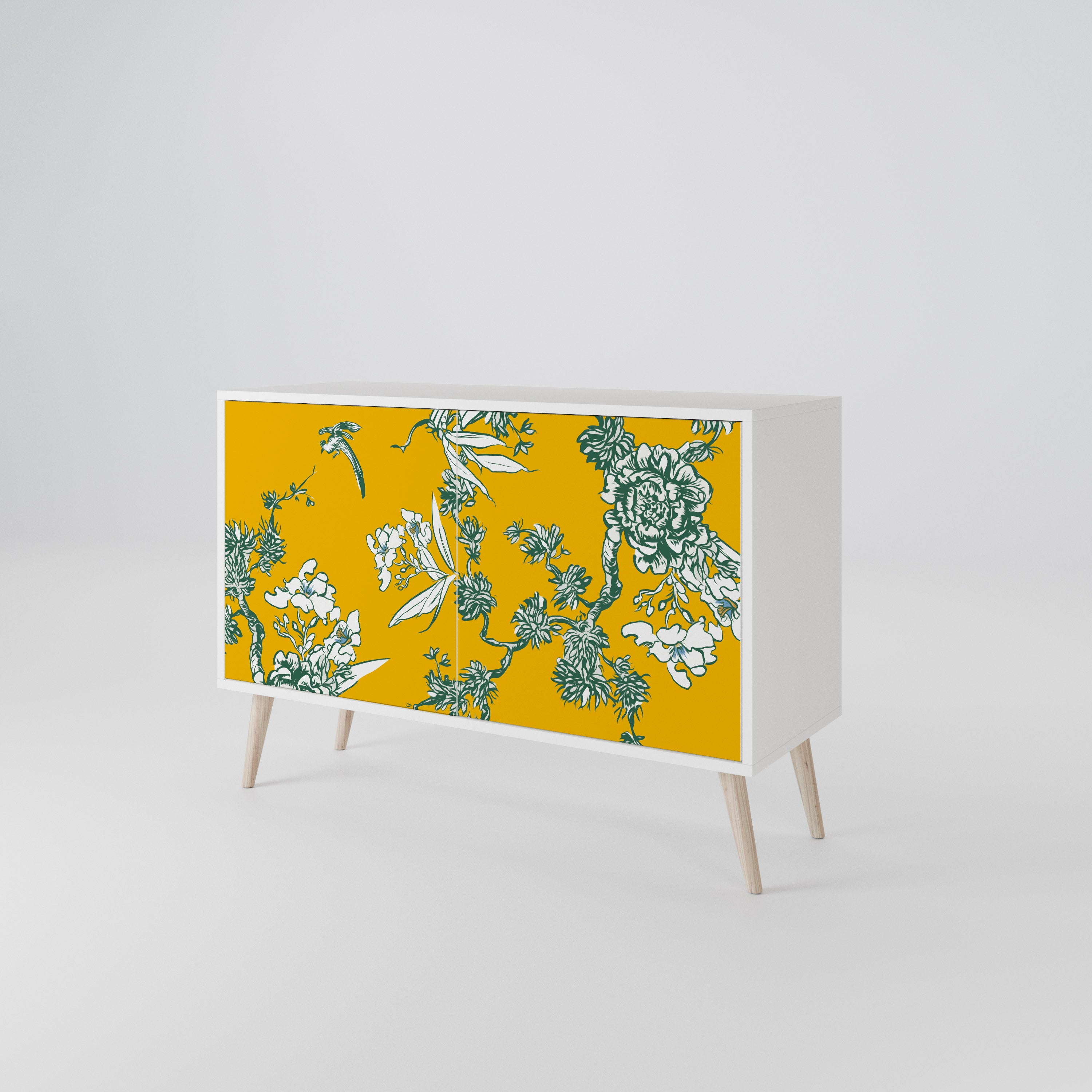 YELLOW CHINOISERIE Komoda 2-drzwiowa korpus Biały