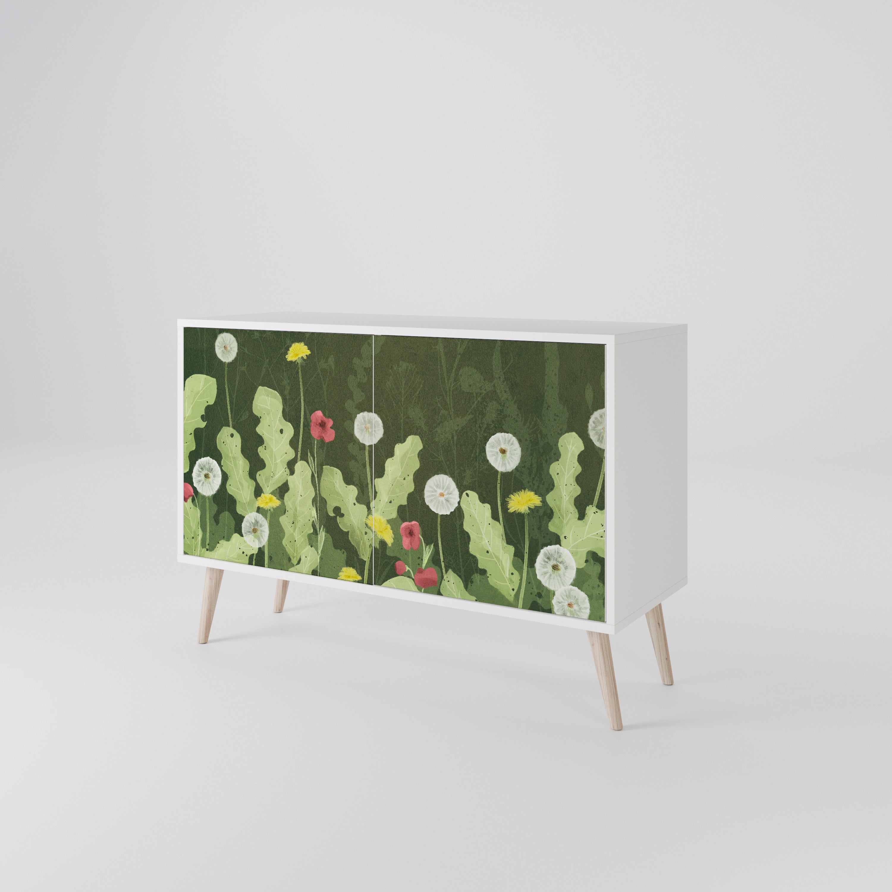 DANDELION AMUSE Komoda 2-drzwiowa korpus Biały