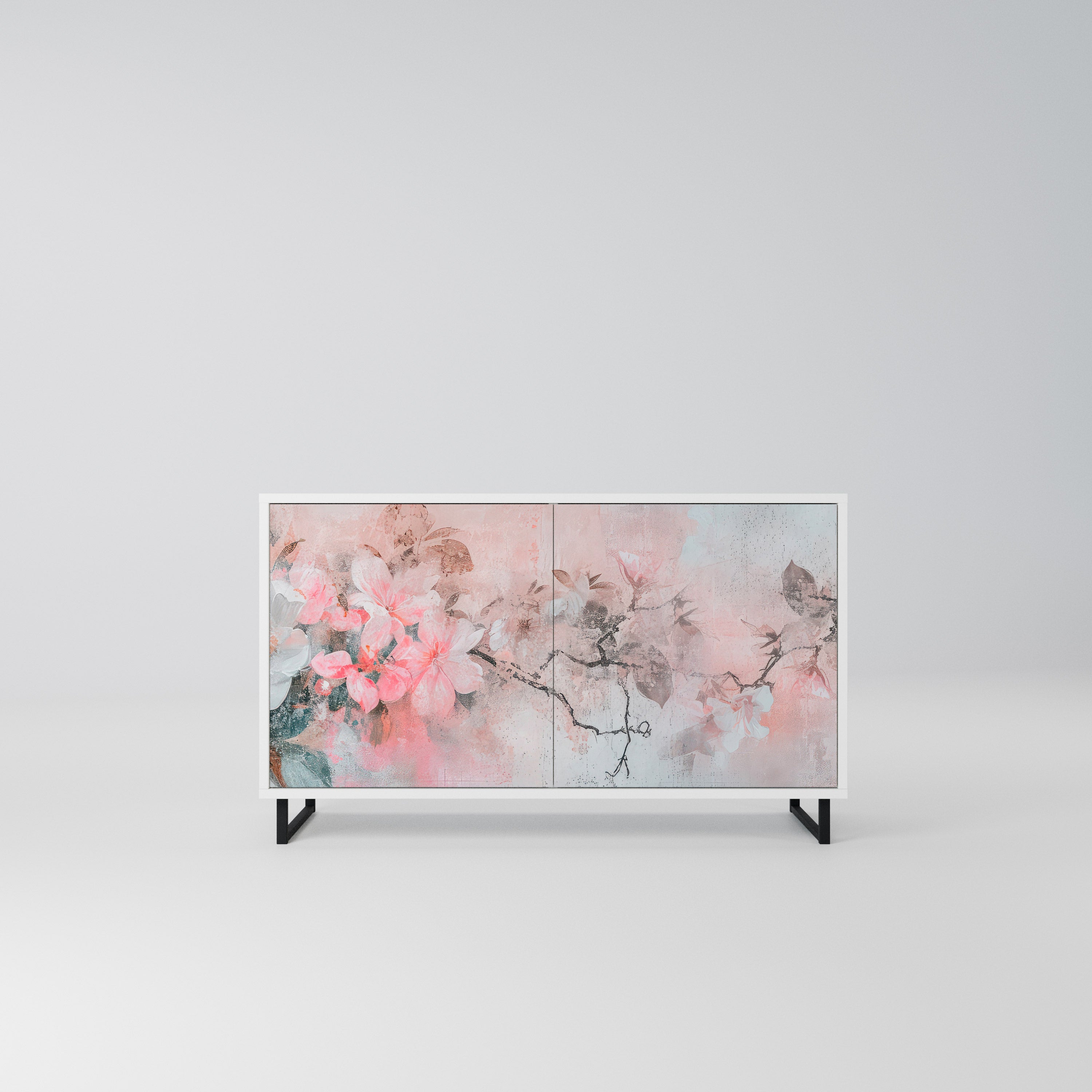 CHERRY BLOSSOM Komoda 2-drzwiowa korpus Biały