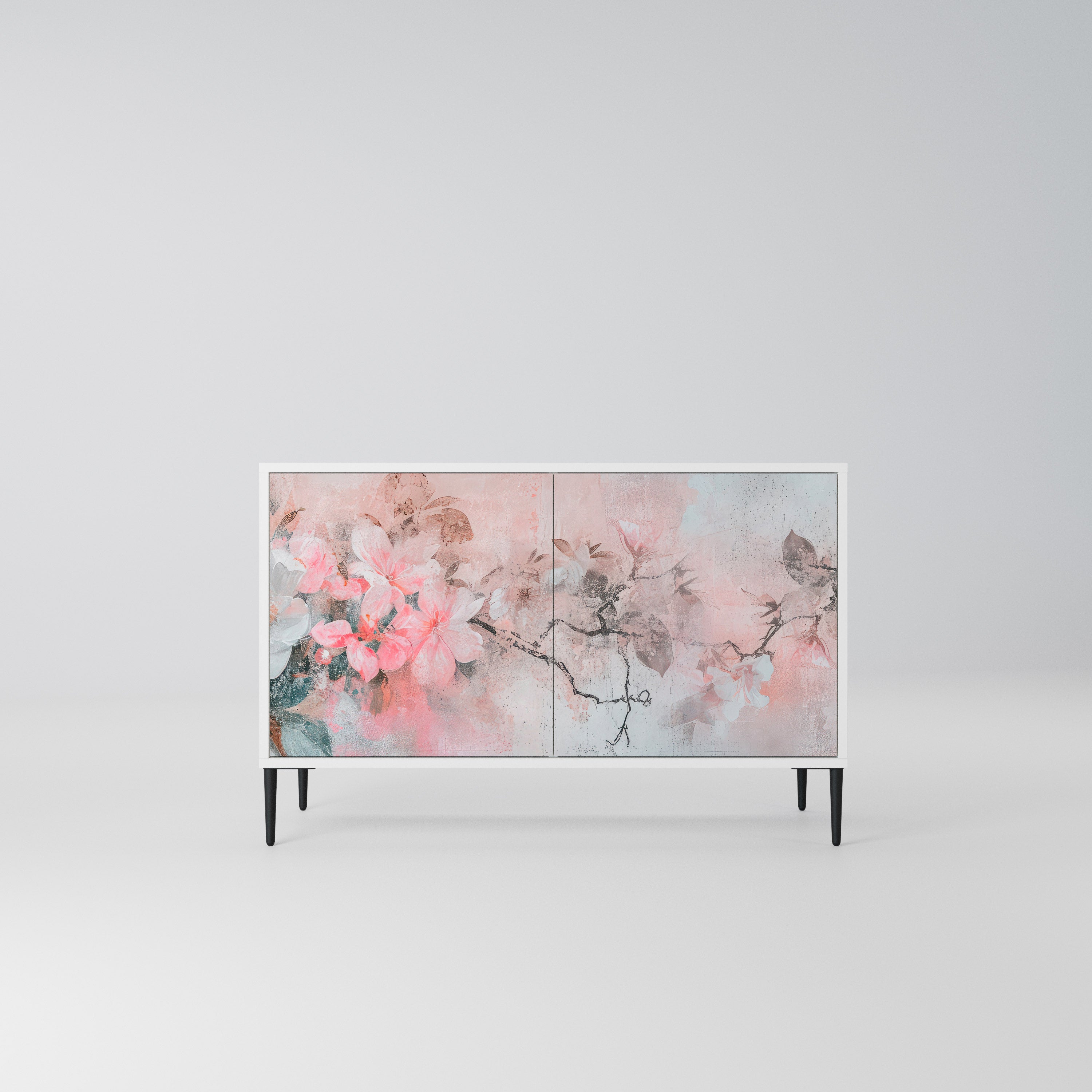 CHERRY BLOSSOM Komoda 2-drzwiowa korpus Biały