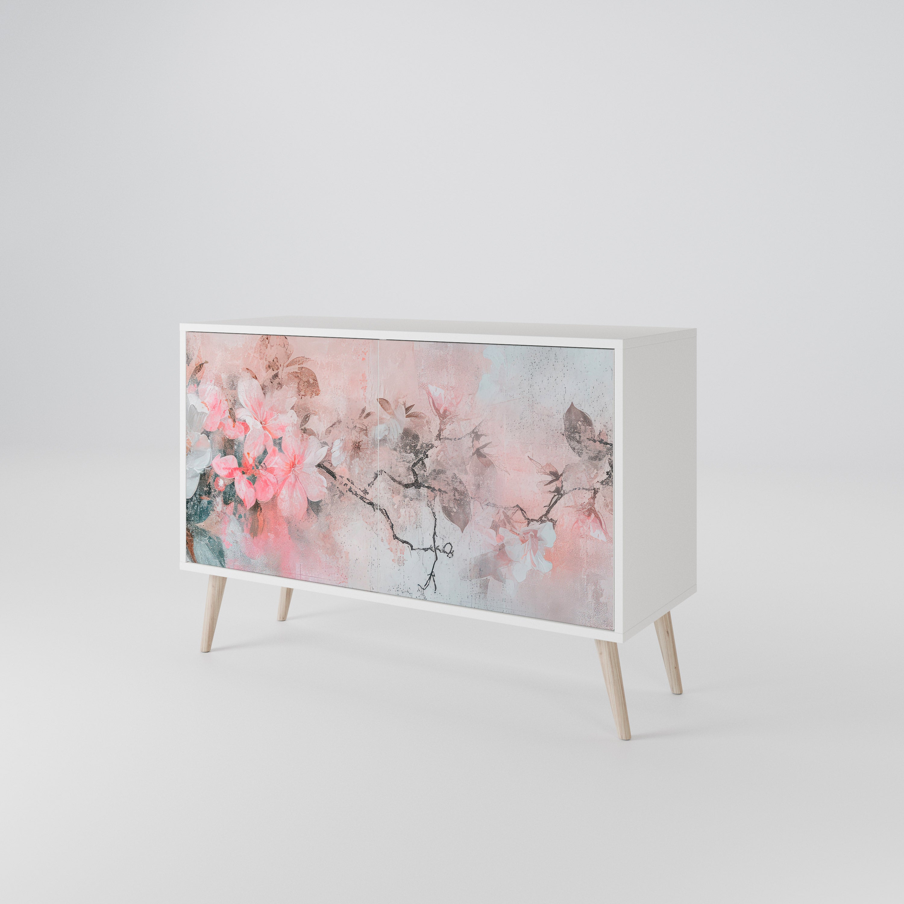 CHERRY BLOSSOM Komoda 2-drzwiowa korpus Biały