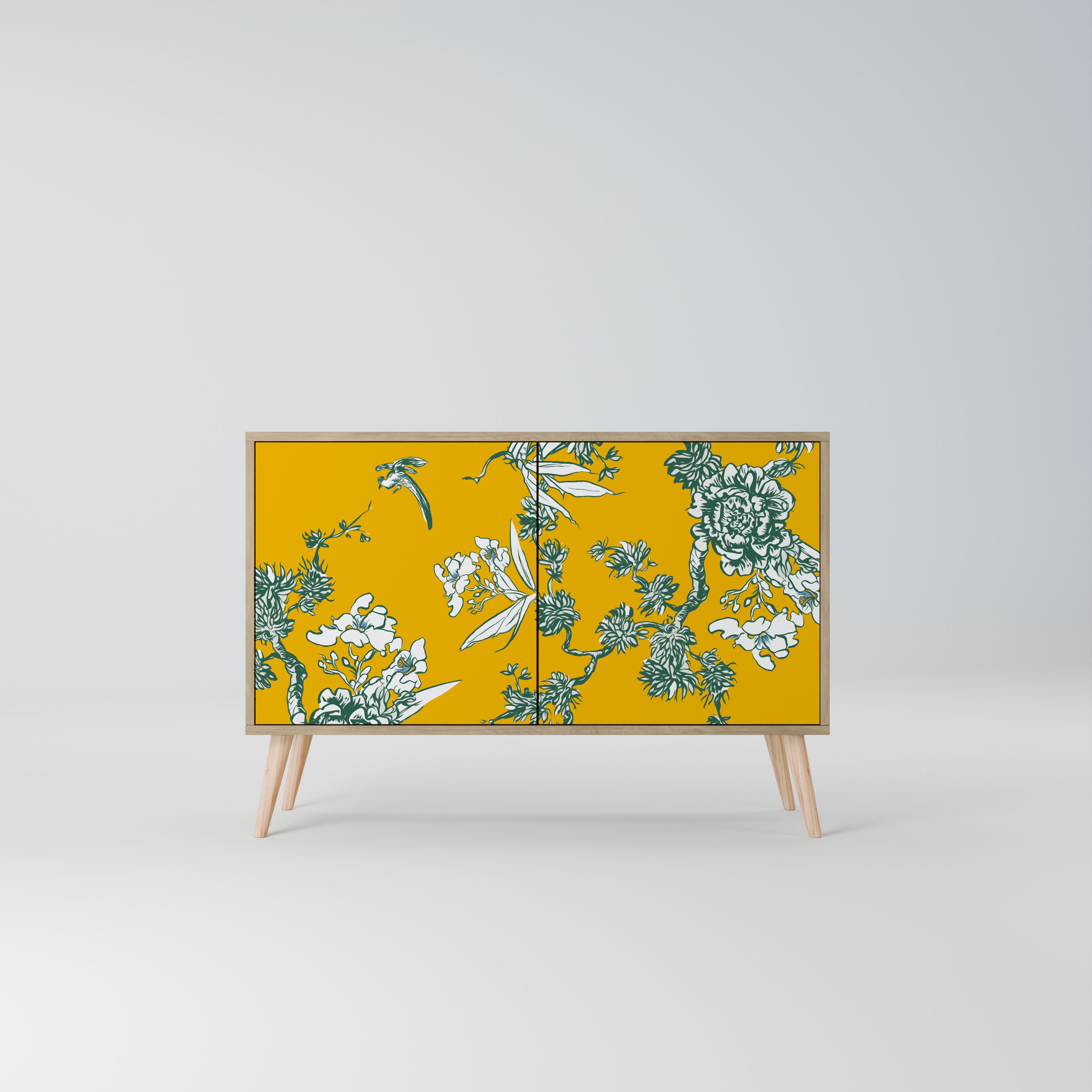 YELLOW CHINOISERIE Komoda 2-drzwiowa