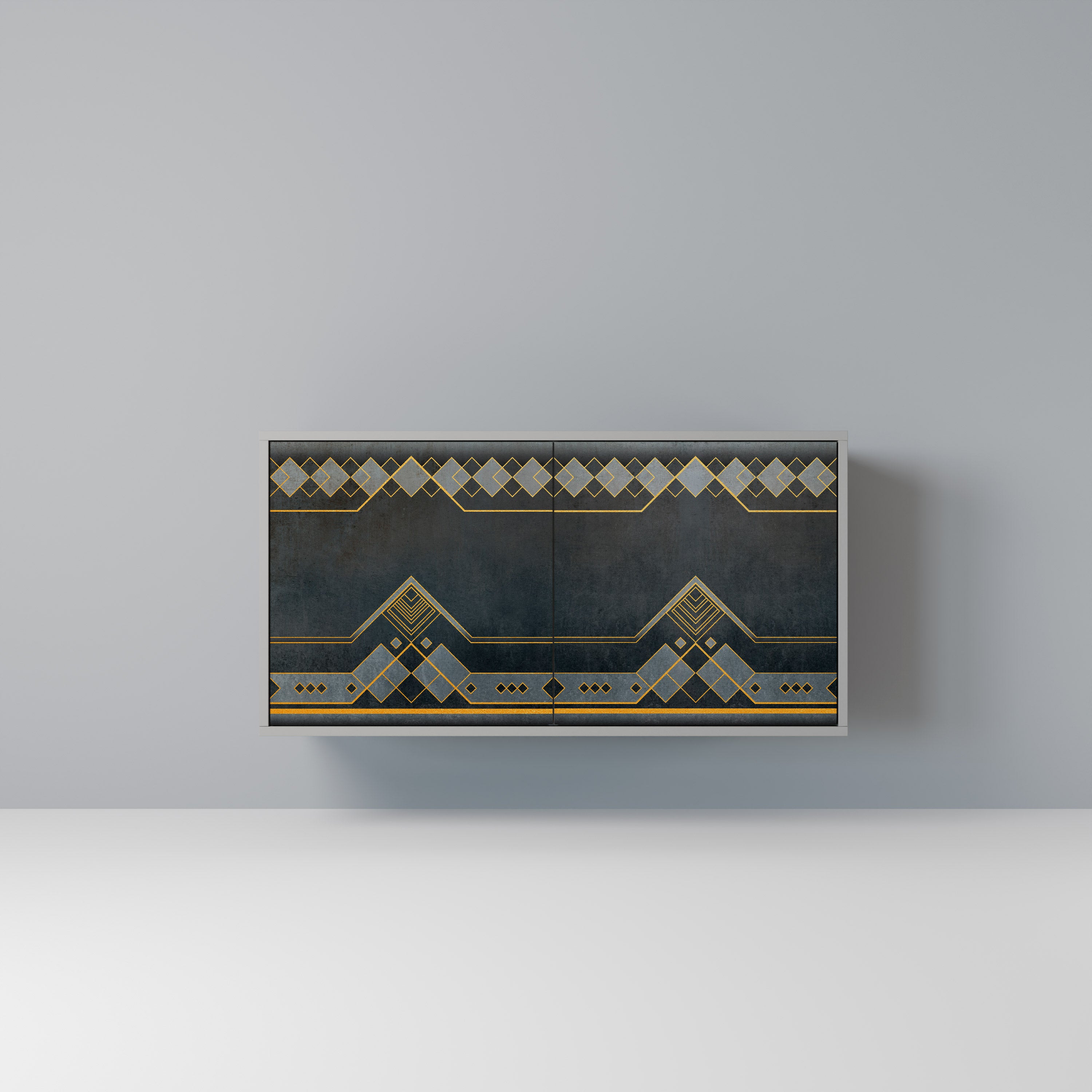 ROYAL ORDINARINESS Komoda 2-drzwiowa korpus Szary