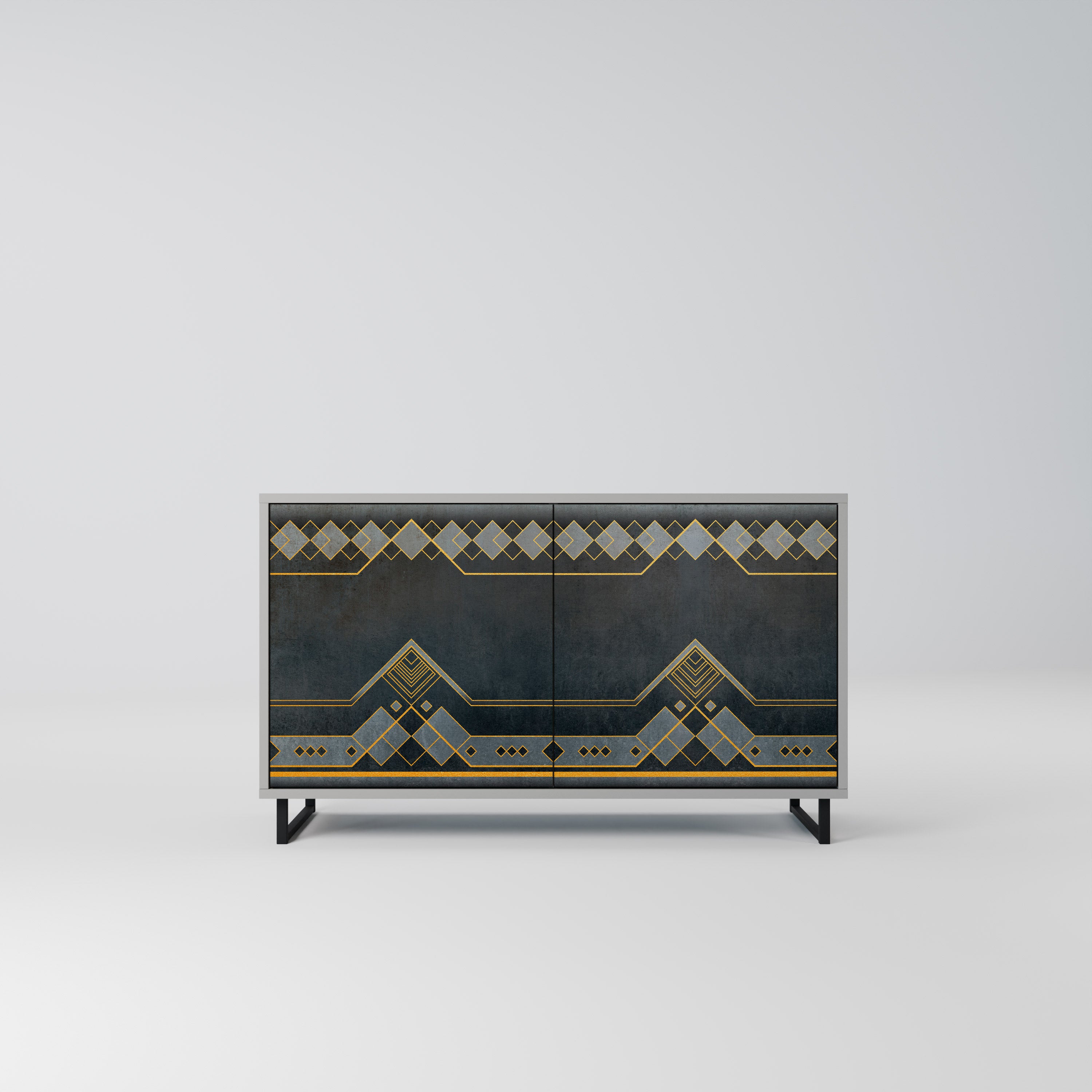ROYAL ORDINARINESS Komoda 2-drzwiowa korpus Szary