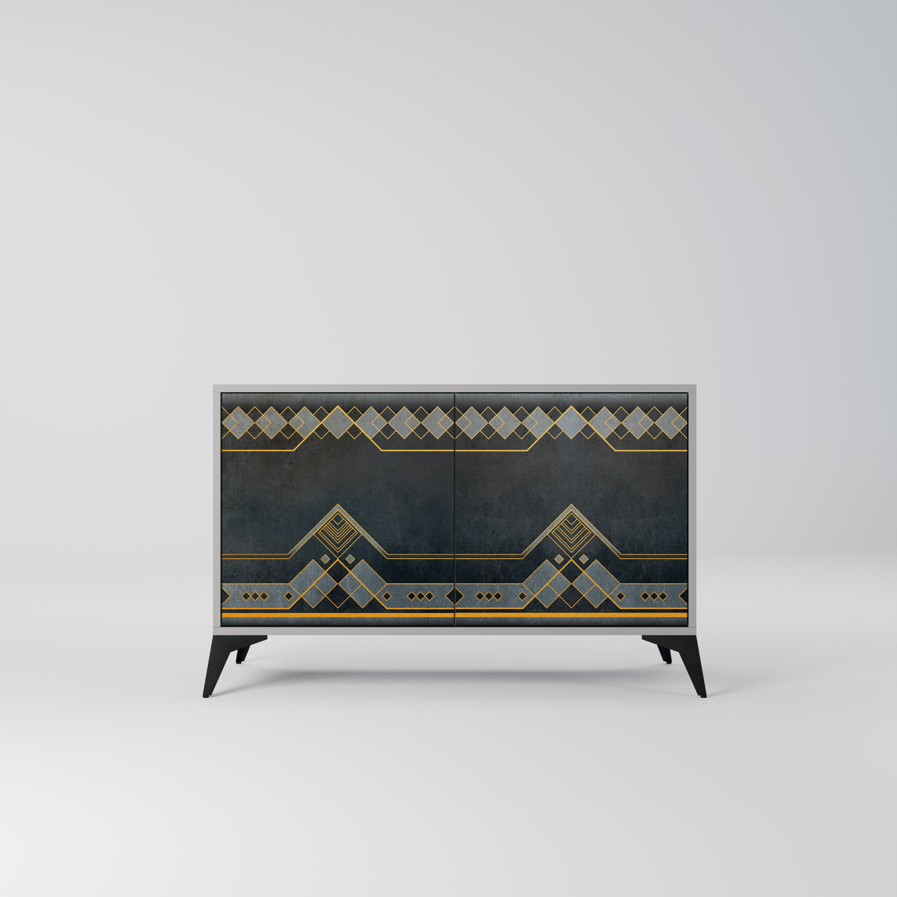 ROYAL ORDINARINESS Komoda 2-drzwiowa korpus Szary