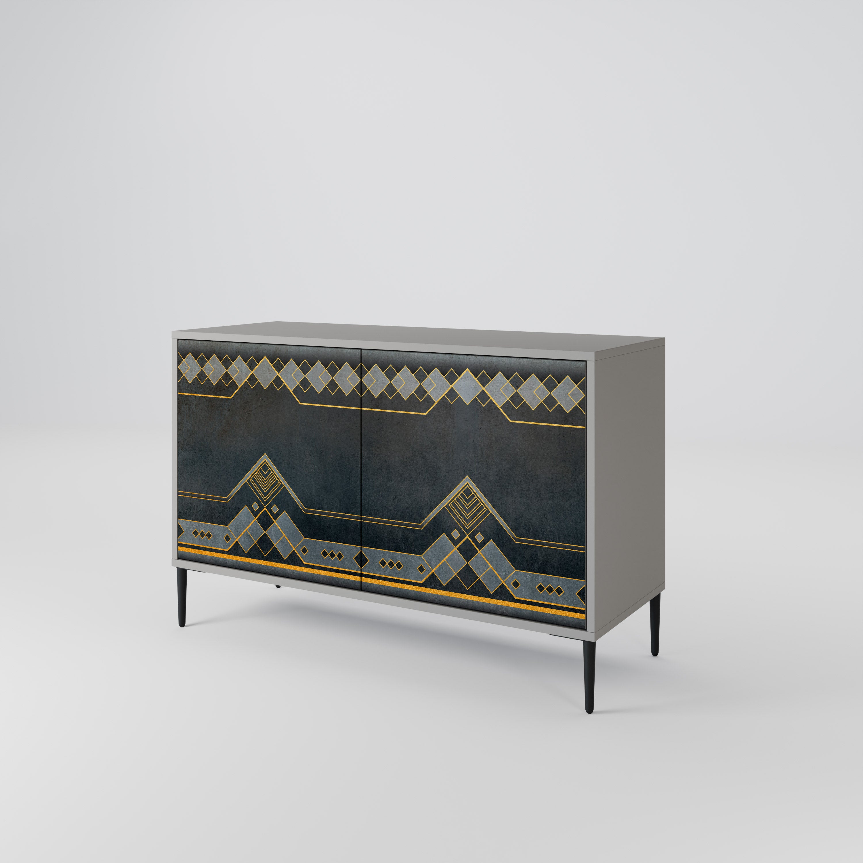 ROYAL ORDINARINESS Komoda 2-drzwiowa korpus Szary