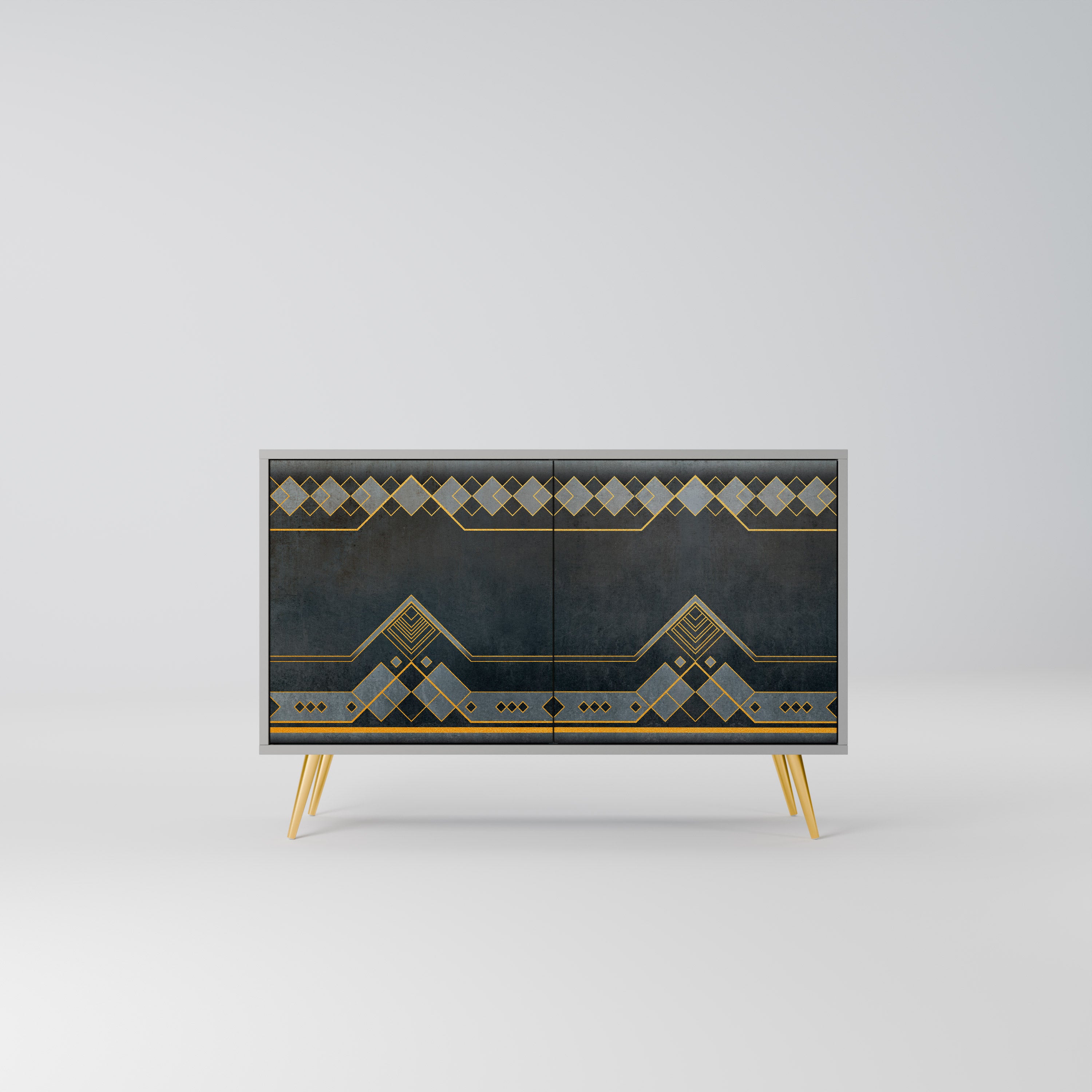 ROYAL ORDINARINESS Komoda 2-drzwiowa korpus Szary
