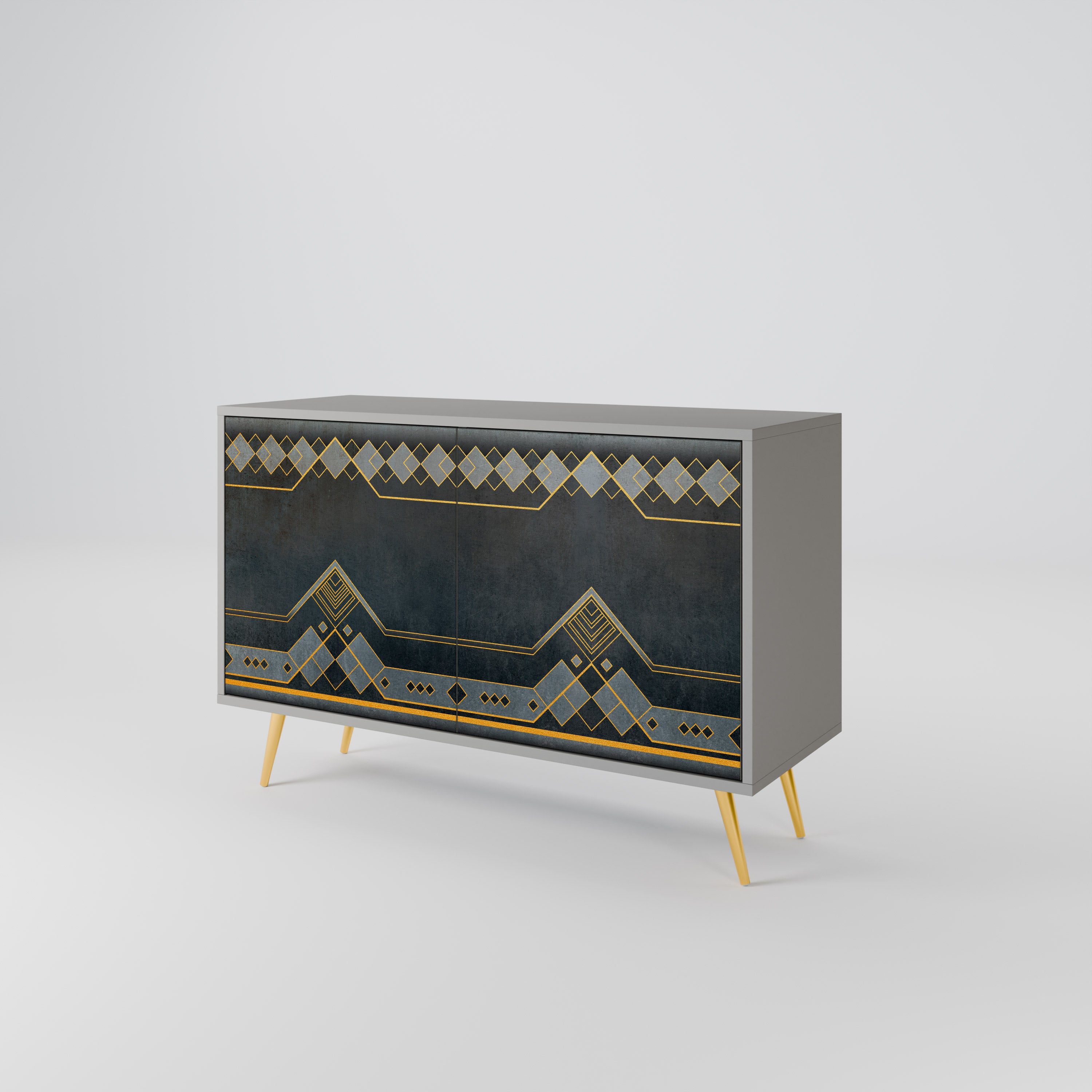 ROYAL ORDINARINESS Komoda 2-drzwiowa korpus Szary