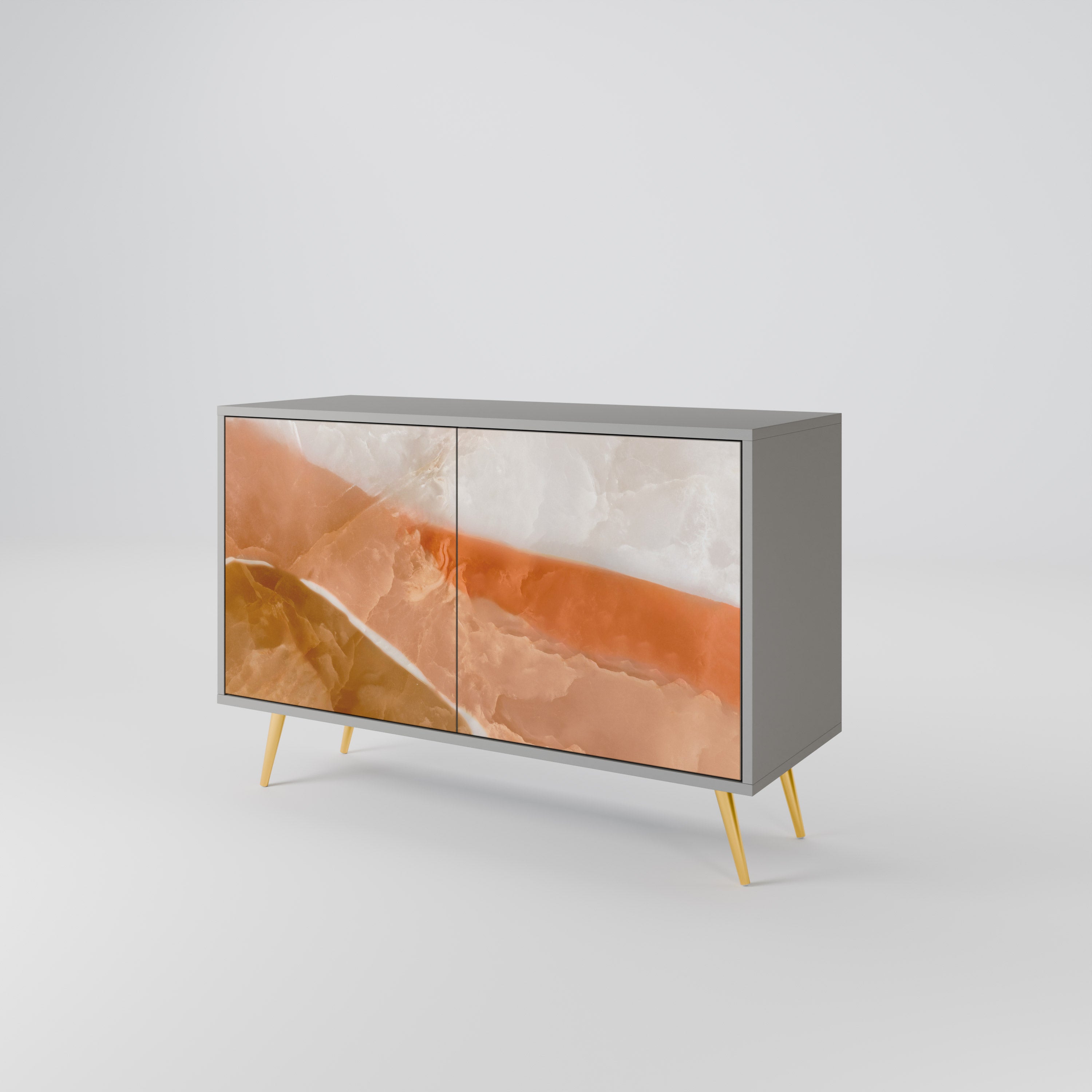 SANDHILLS SPLENDOUR Komoda 2-drzwiowa korpus Szary